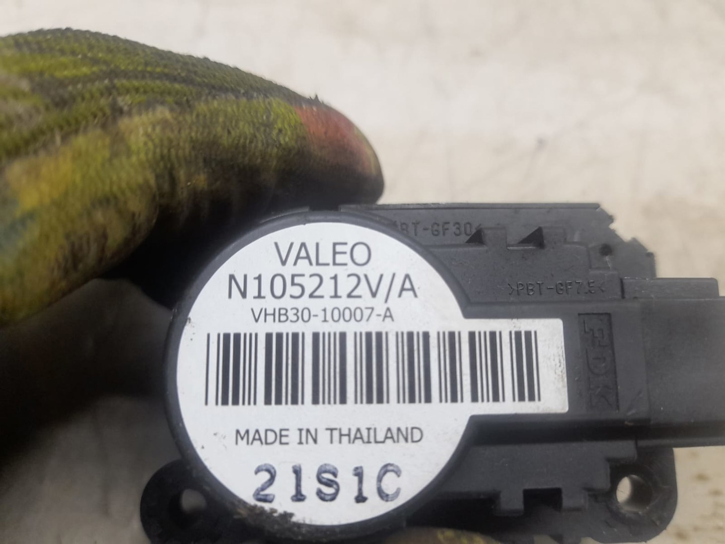Motoras clapeta mixaj aer N105212va Renault Scenic 3 (2009 - 2012)