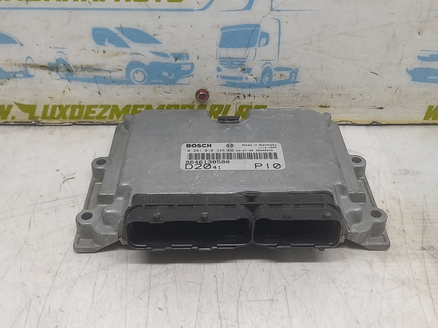 Calculator motor ECU 9646138580 Fiat Ducato 2 Typ244 (2002 - 2006)