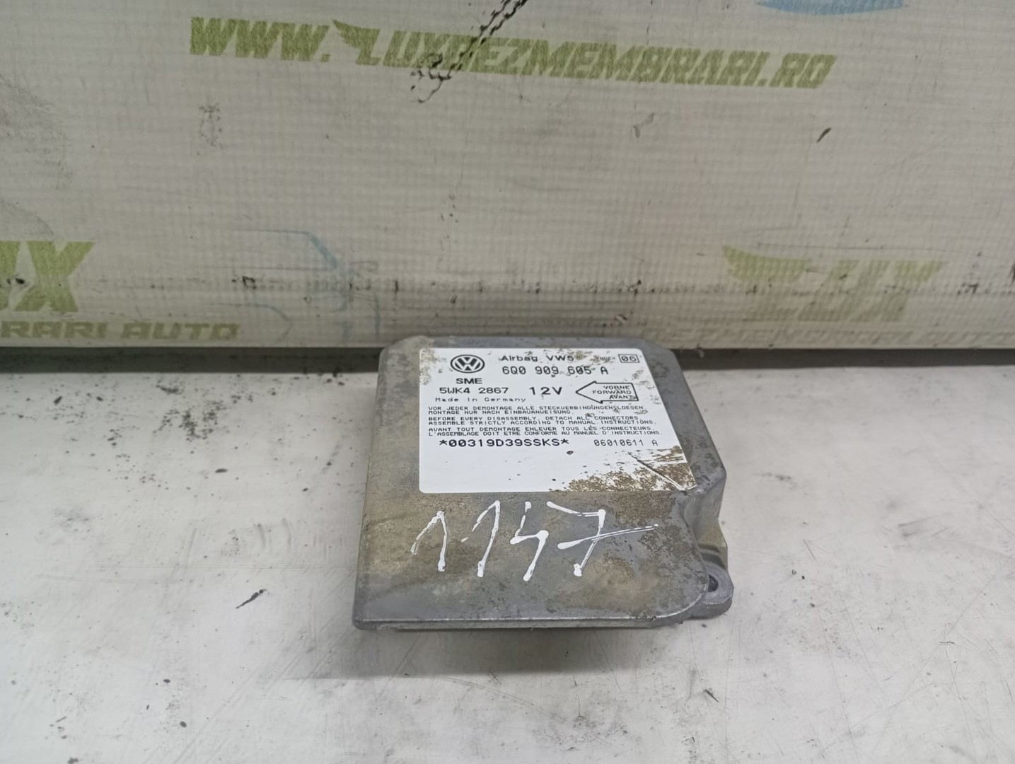 Calculator airbag 6Q0909605A Seat Toledo 2 (1999 - 2006)