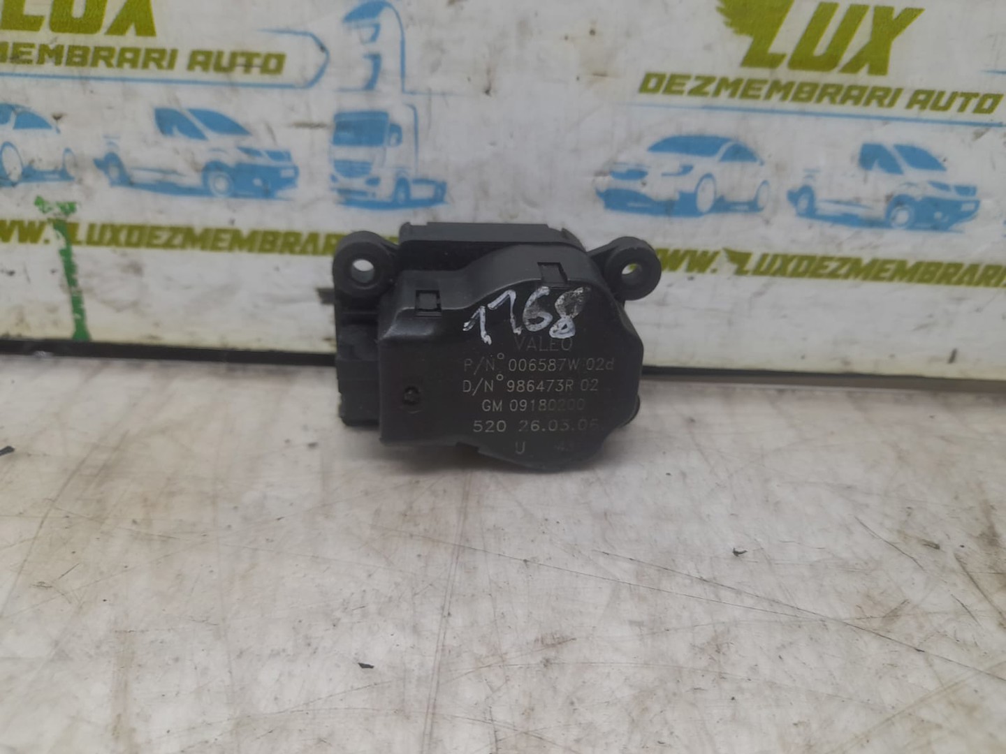 Motoras clapeta mixaj aer 09180200 Cadillac BLS 1 (2006 - 2009)