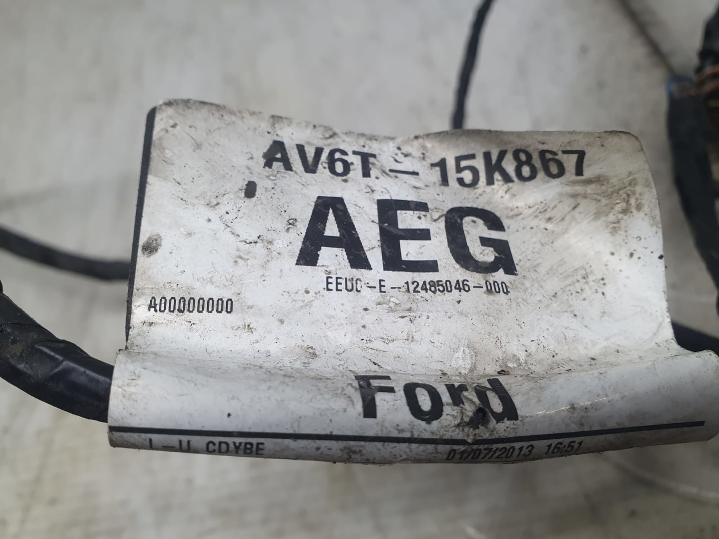 Cablaj electric senzori parcare AV6T-15k867-AEG Ford Focus 2 (2004 - 2008)