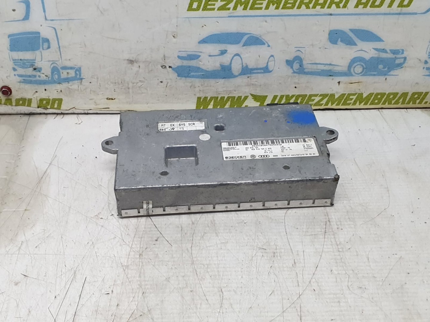 Modul confort 4E0035729 Audi A8 D3/4E (2th facelift) (2007 - 2010)