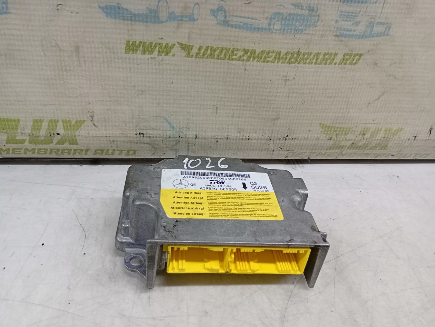 Calculator airbag A169820662 Mercedes Benz B-Class W245 (2005 - 2008)