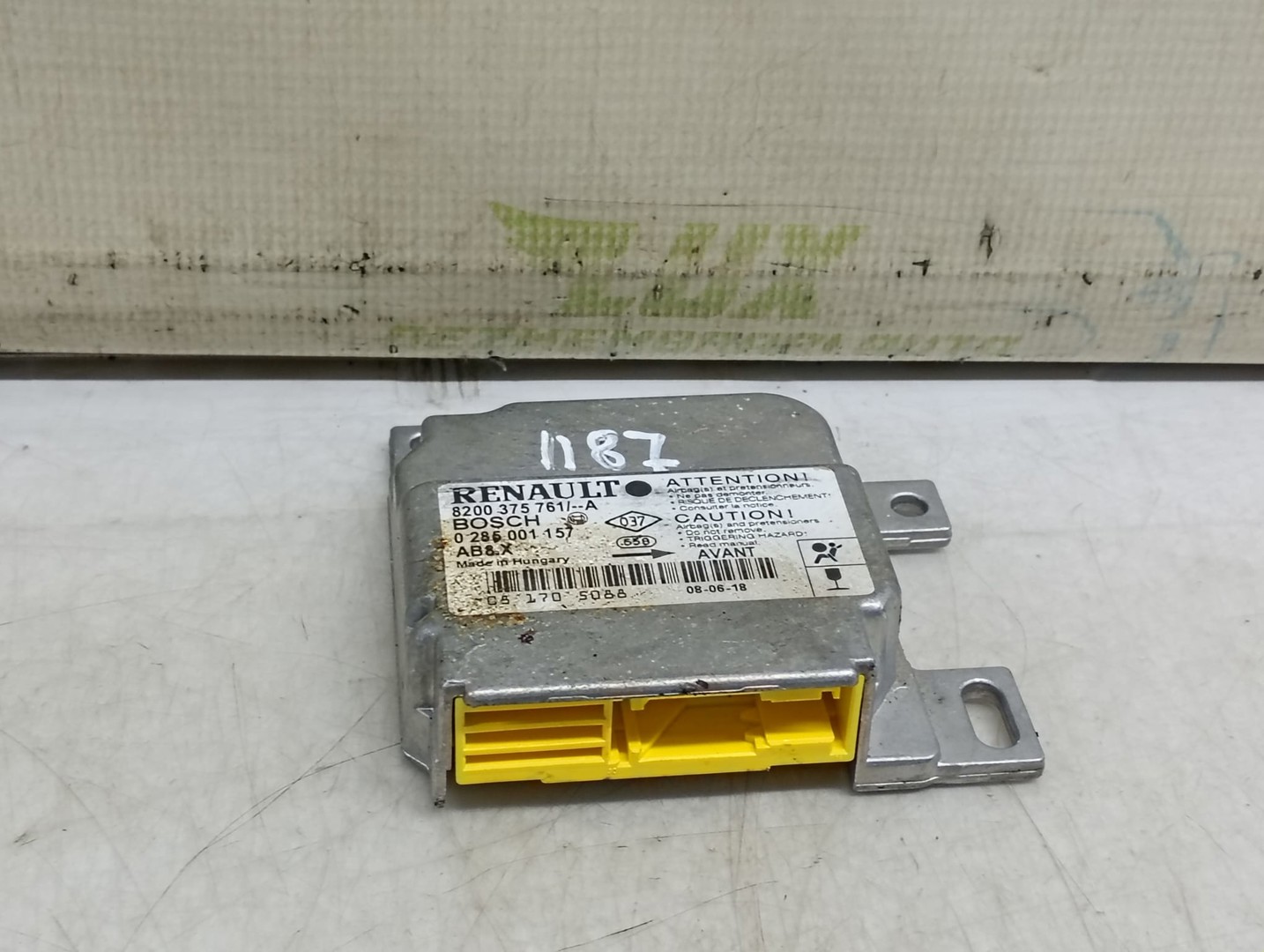 Calculator airbag 8200375761 Renault Symbol 1 (2th facelift) (2005 - 2008)