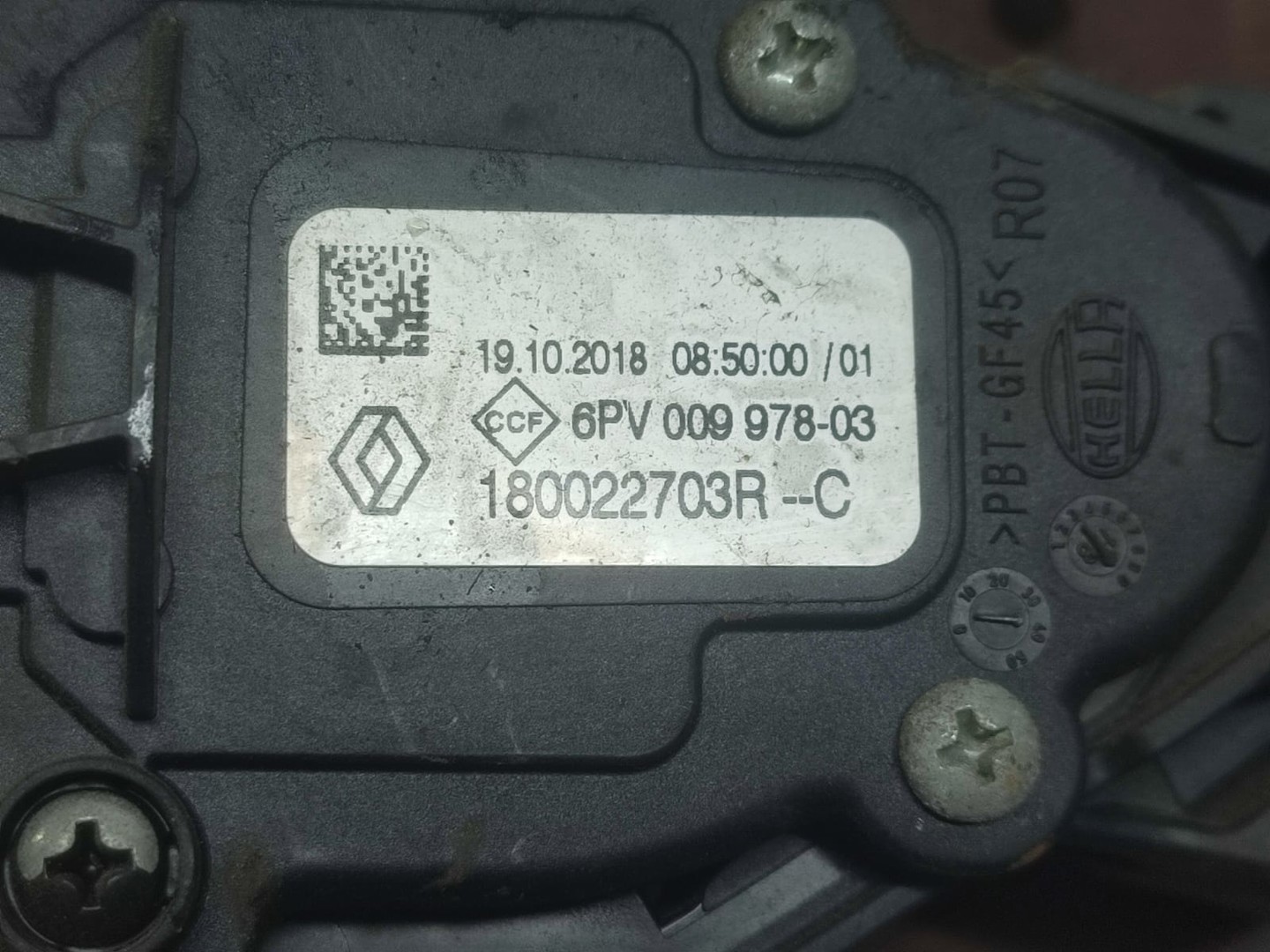 Pedala acceleratie 180022703R Dacia Logan 2 (2013 - 2016)