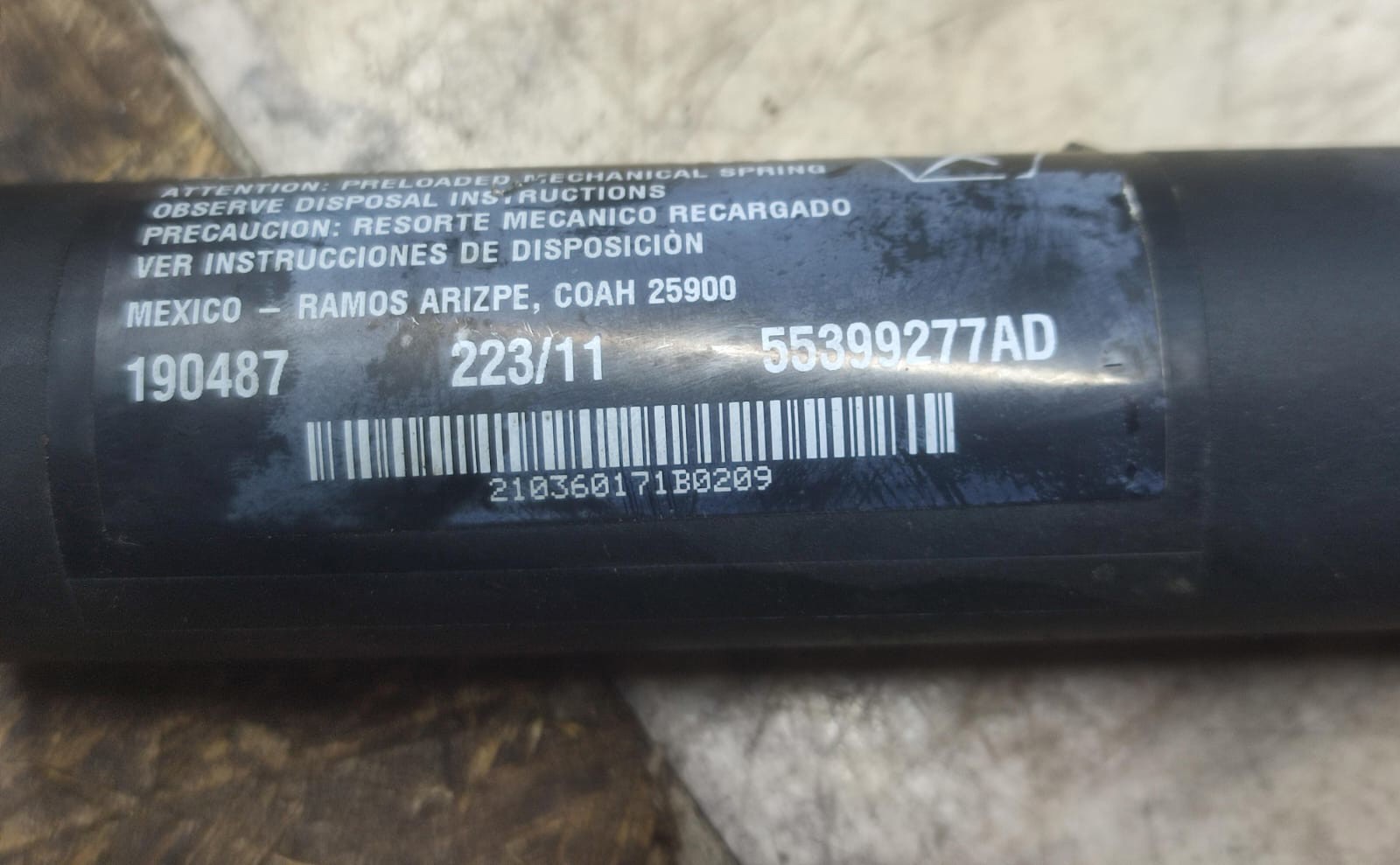 Amortizor haion 55399277AD Jeep Grand Cherokee WK2 (2010 - 2014)