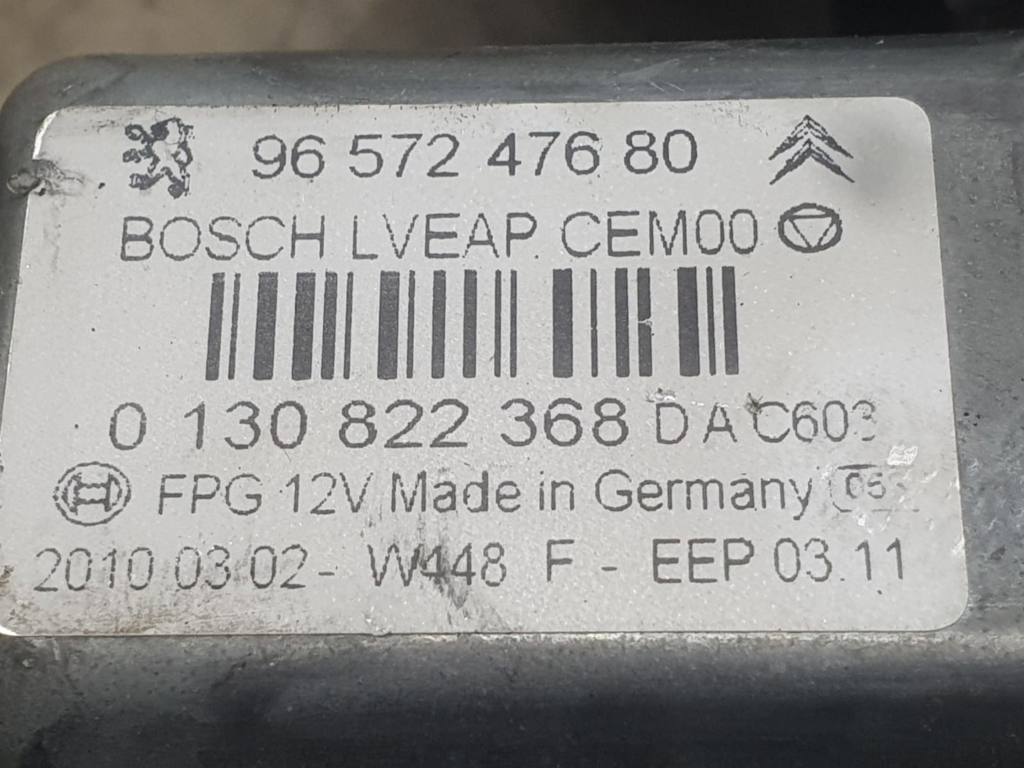 Macara geam stanga fata 9657247680 Peugeot 308 T9 (2013 - 2017)