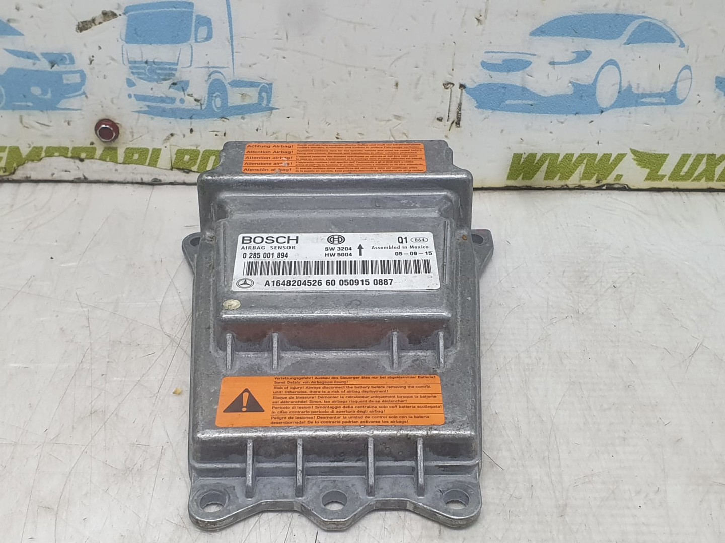 Calculator airbag A1648204526 Mercedes Benz ML W164 (2005 - 2008)