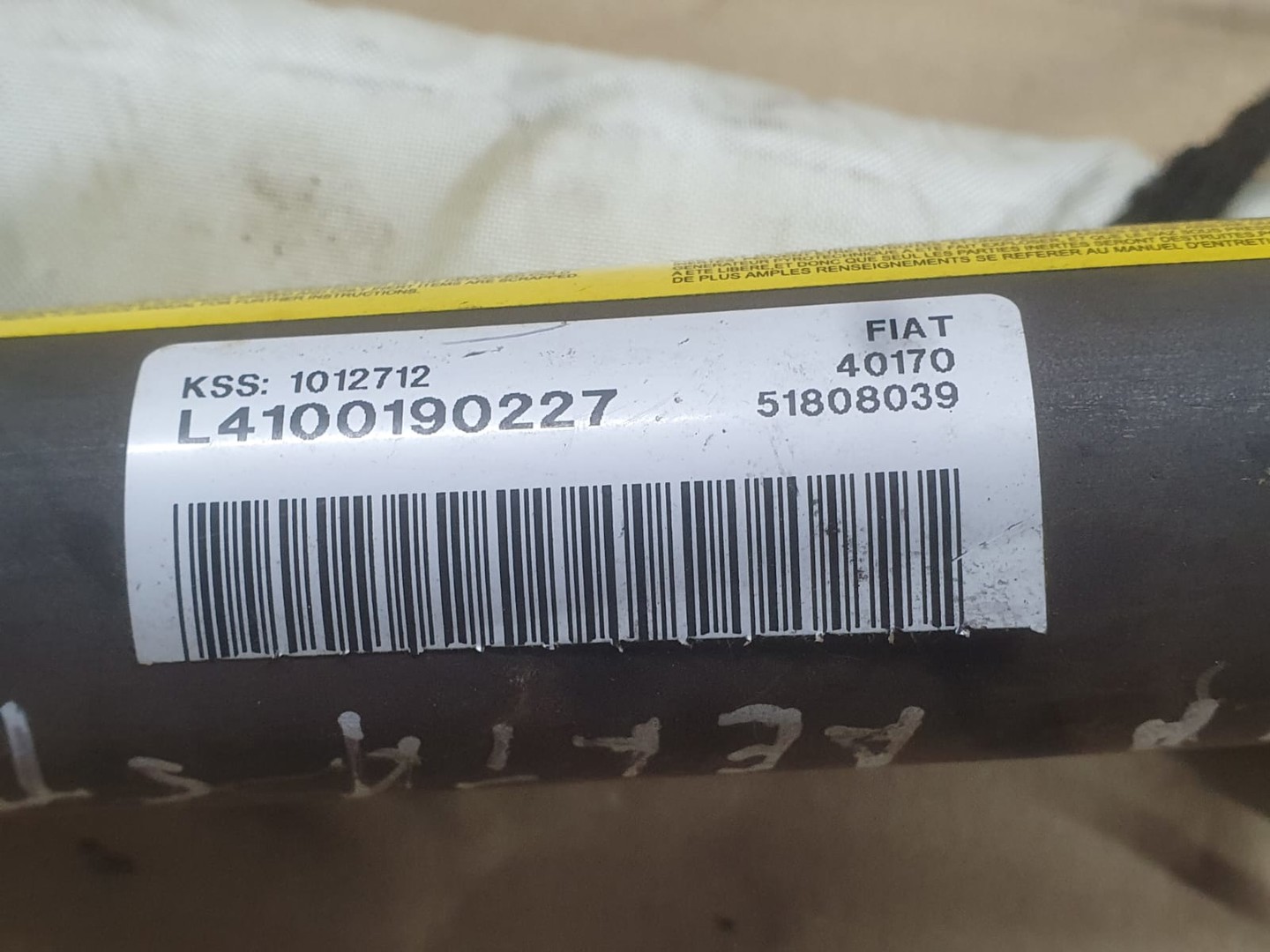 Airbag cortina stanga 51808039 Lancia Delta 3 generation (2008 - 2014)