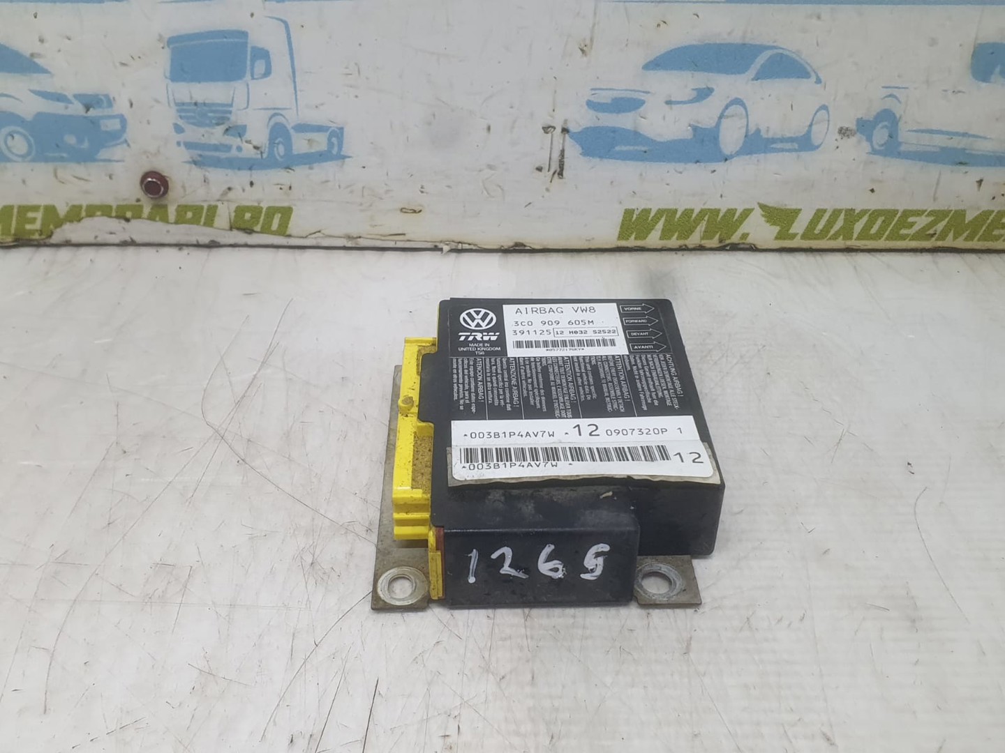 Calculator airbag 3c0909605M Volkswagen Passat B6 (2005 - 2010)