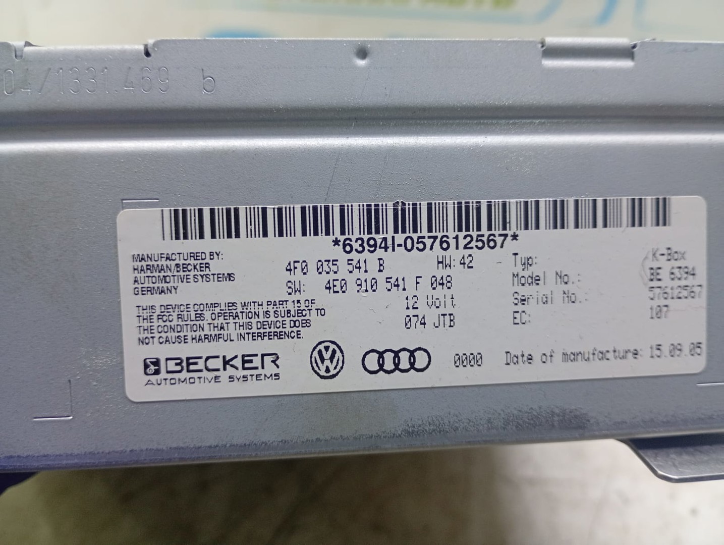 Modul navigatie 4f0035541b Audi A6 4F/C6 (2004 - 2008)