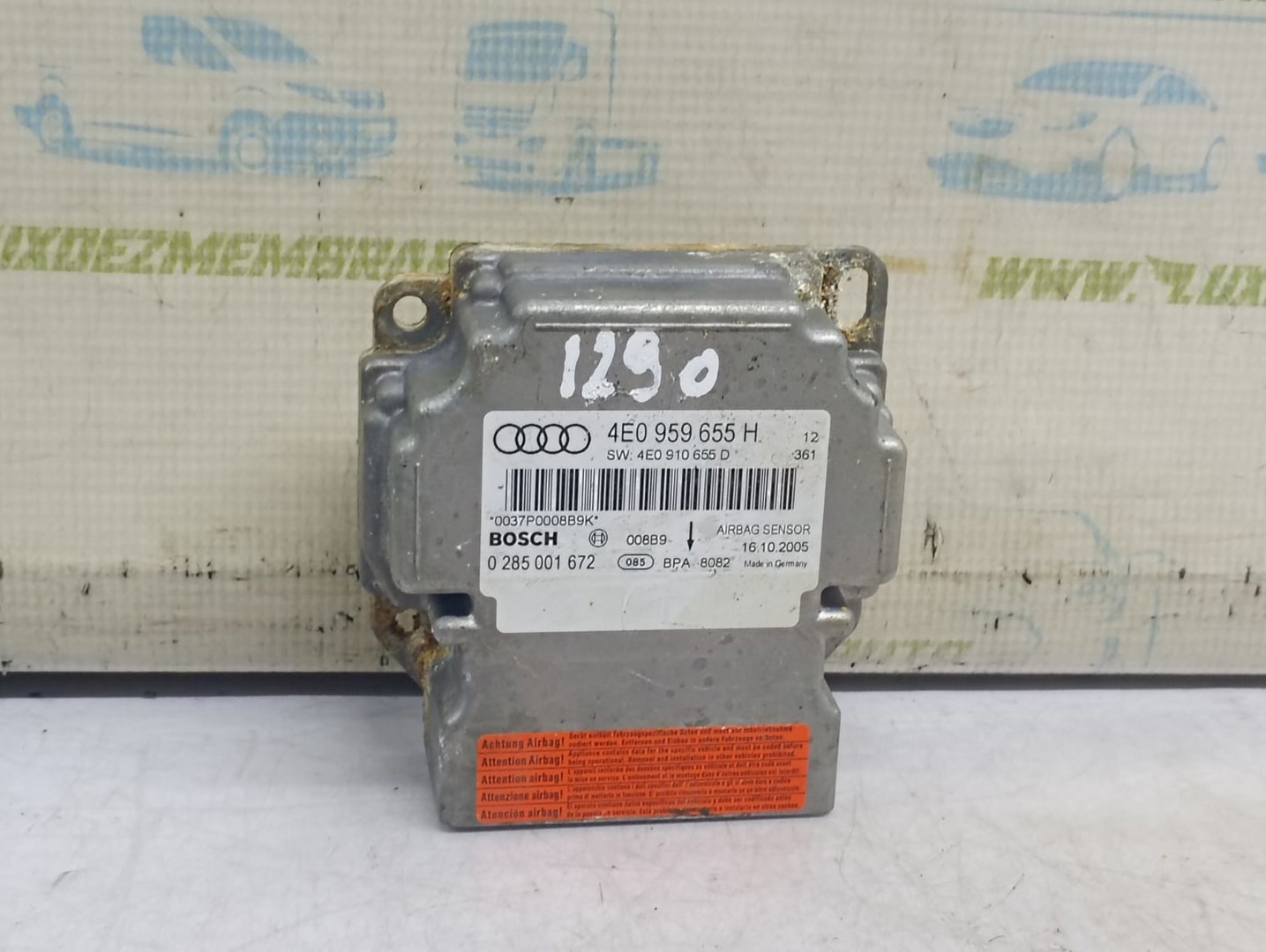 Calculator airbag 4E0959655H Audi A8 D3/4E (facelift) (2005 - 2007)