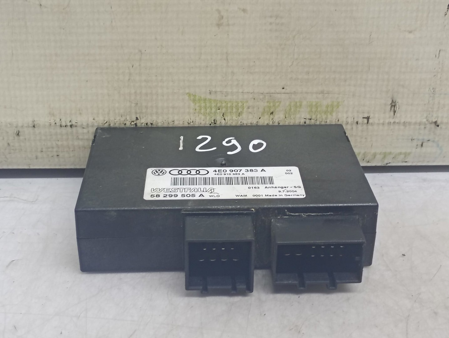 Modul carlig remorcare 4E0907383A 58299505A Audi A8 D3/4E (facelift) (2005 - 2007)