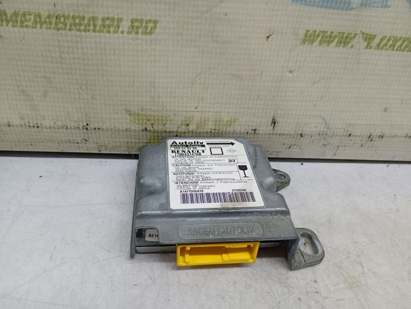 Calculator airbag 7700437476B Renault Megane 1 (facelift) (1999 - 2003)