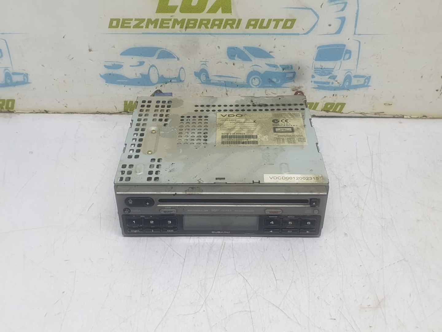 Radio cd 907921643923 Subaru Forester 2 (2002 - 2005)