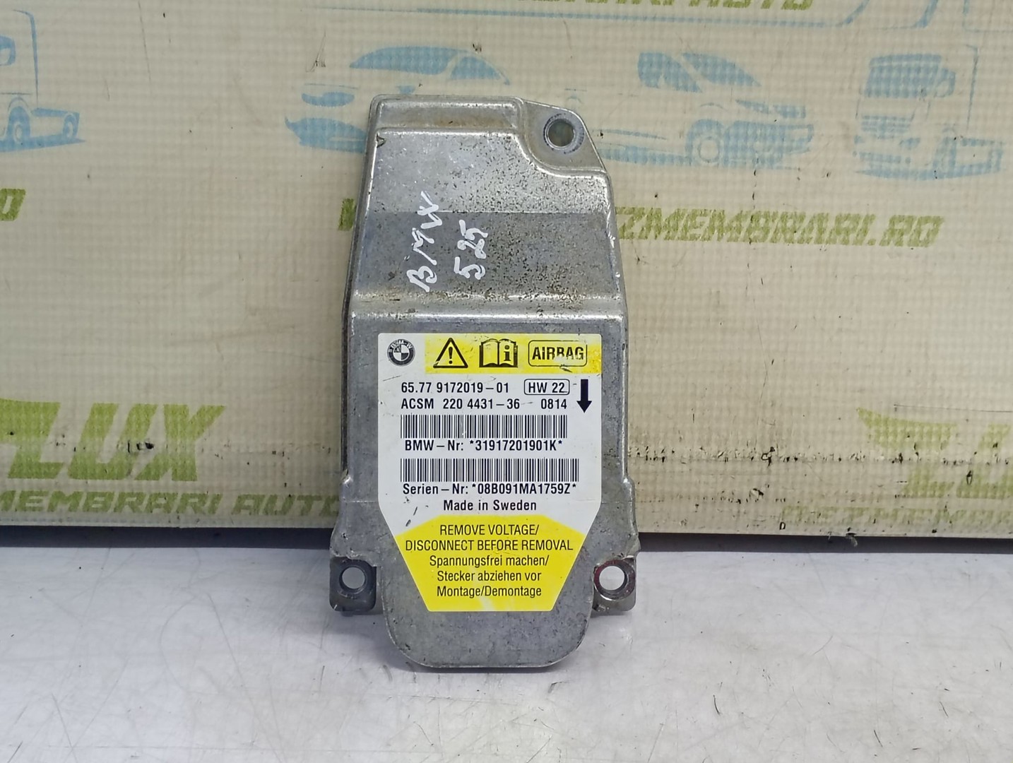 Calculator airbag 65779172019 BMW Seria 5 E60/E61 (2003 - 2007)