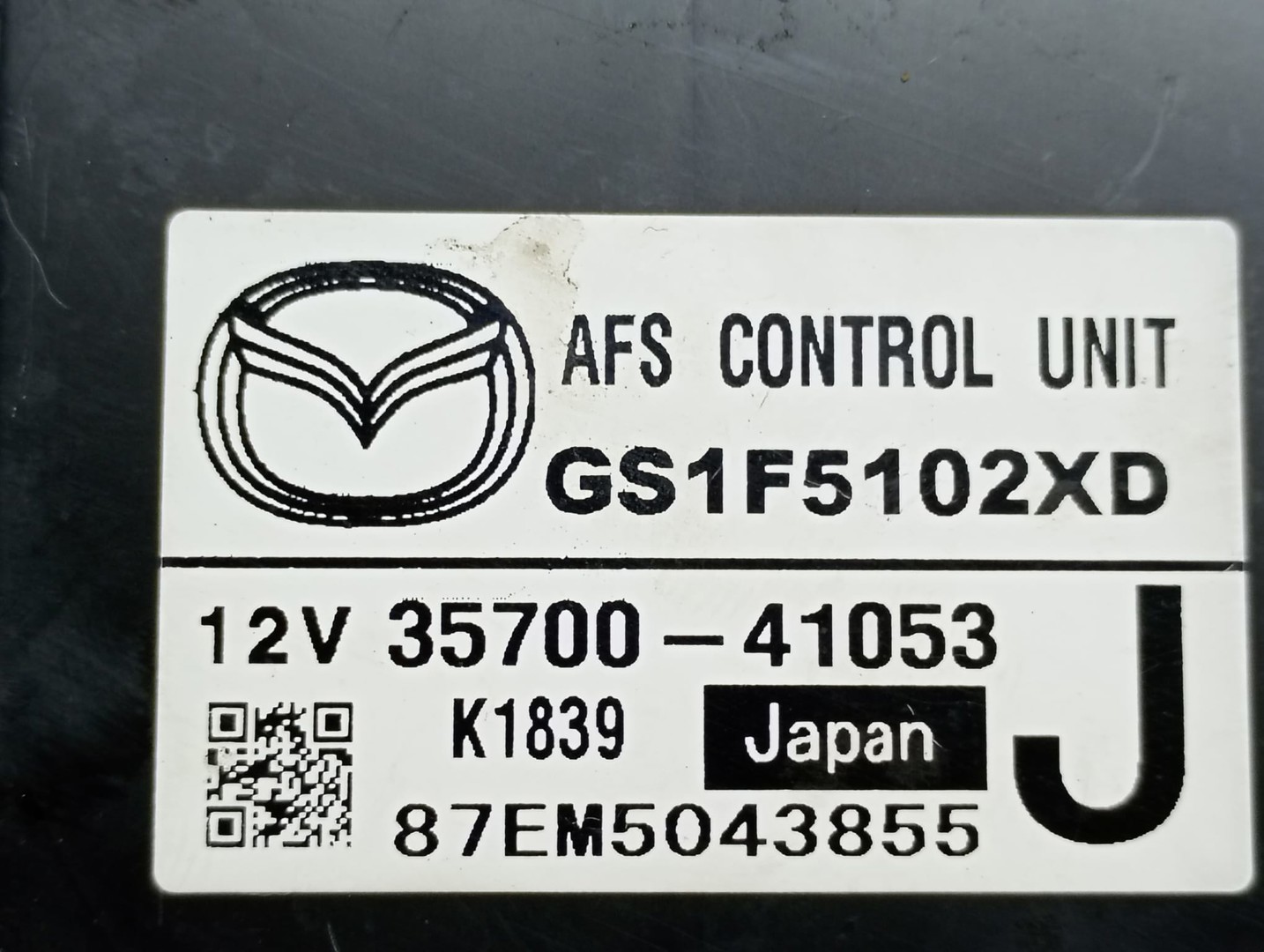 Modul confort GS1F5102XD Mazda 6 GG (facelift) (2005 - 2007)