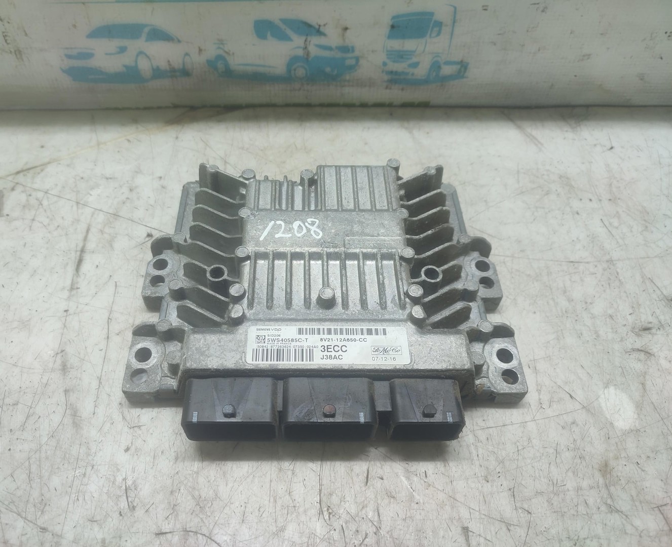 Calculator motor ECU 8V21-12A650-CC Mazda 2 DE (2007 - 2010)