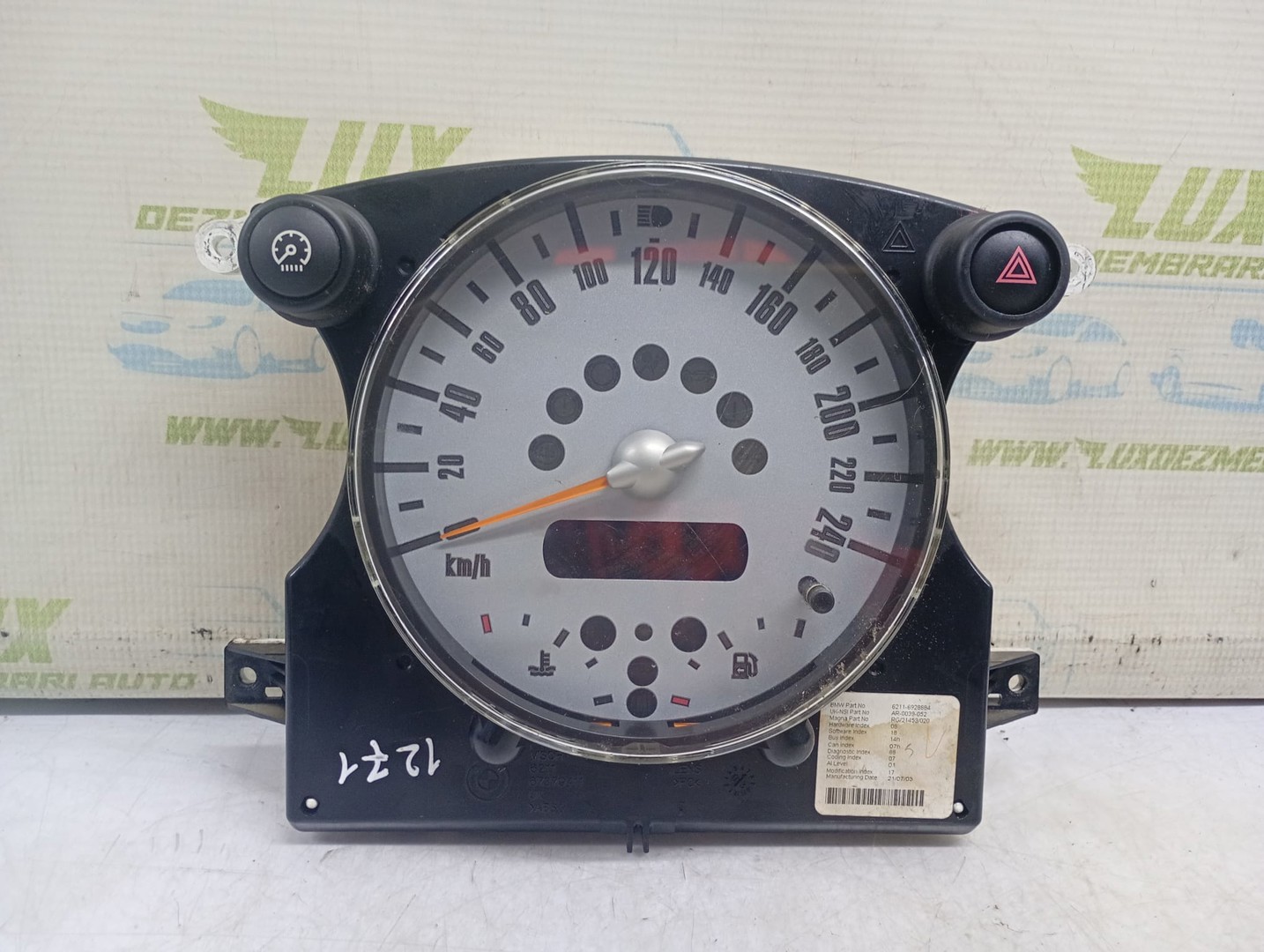 Ceasuri de bord 6211-6928884 Mini One R50 (2001 - 2004)