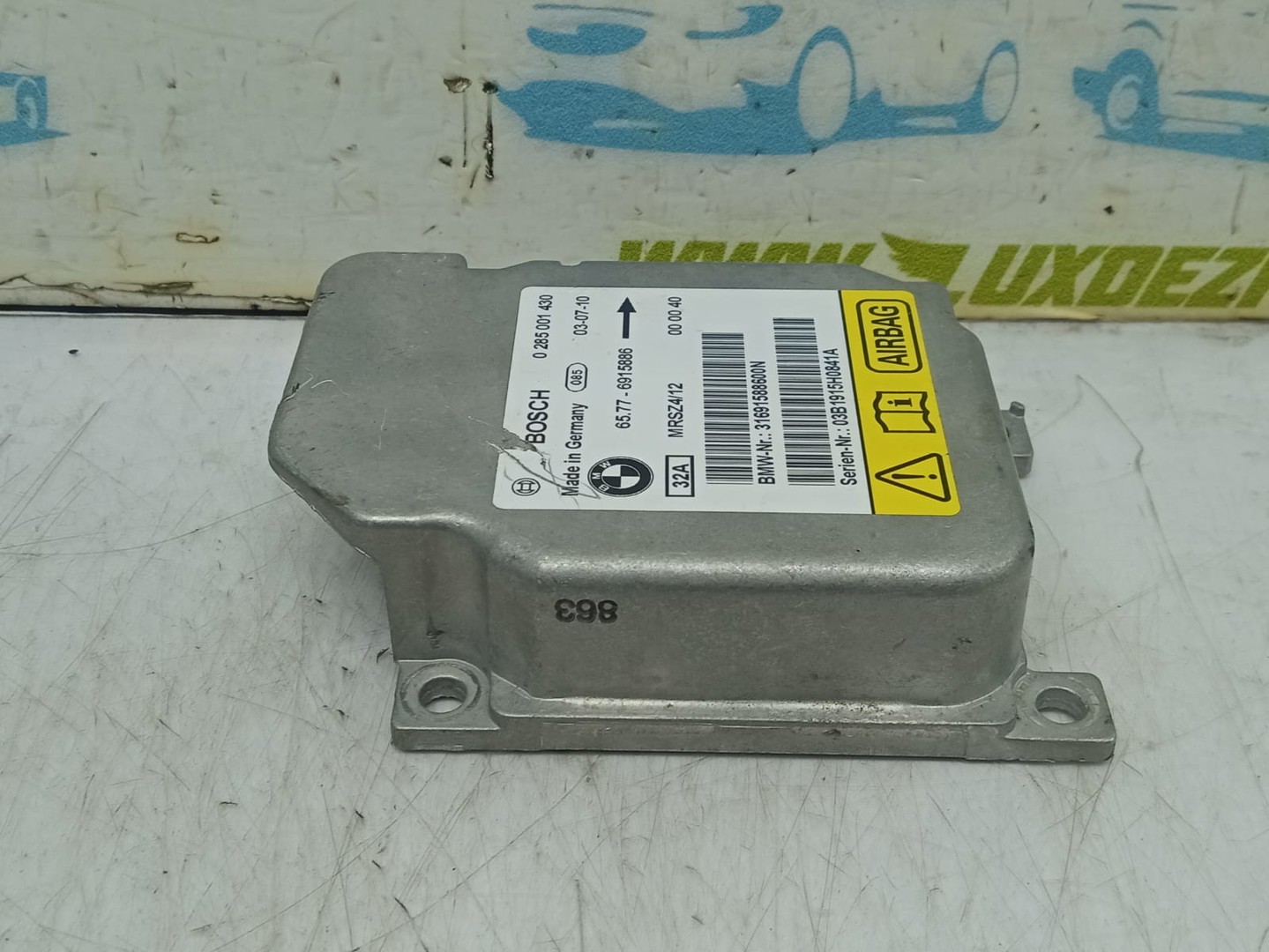 Calculator airbag 6577-6915886 Mini One R50 (2001 - 2004)
