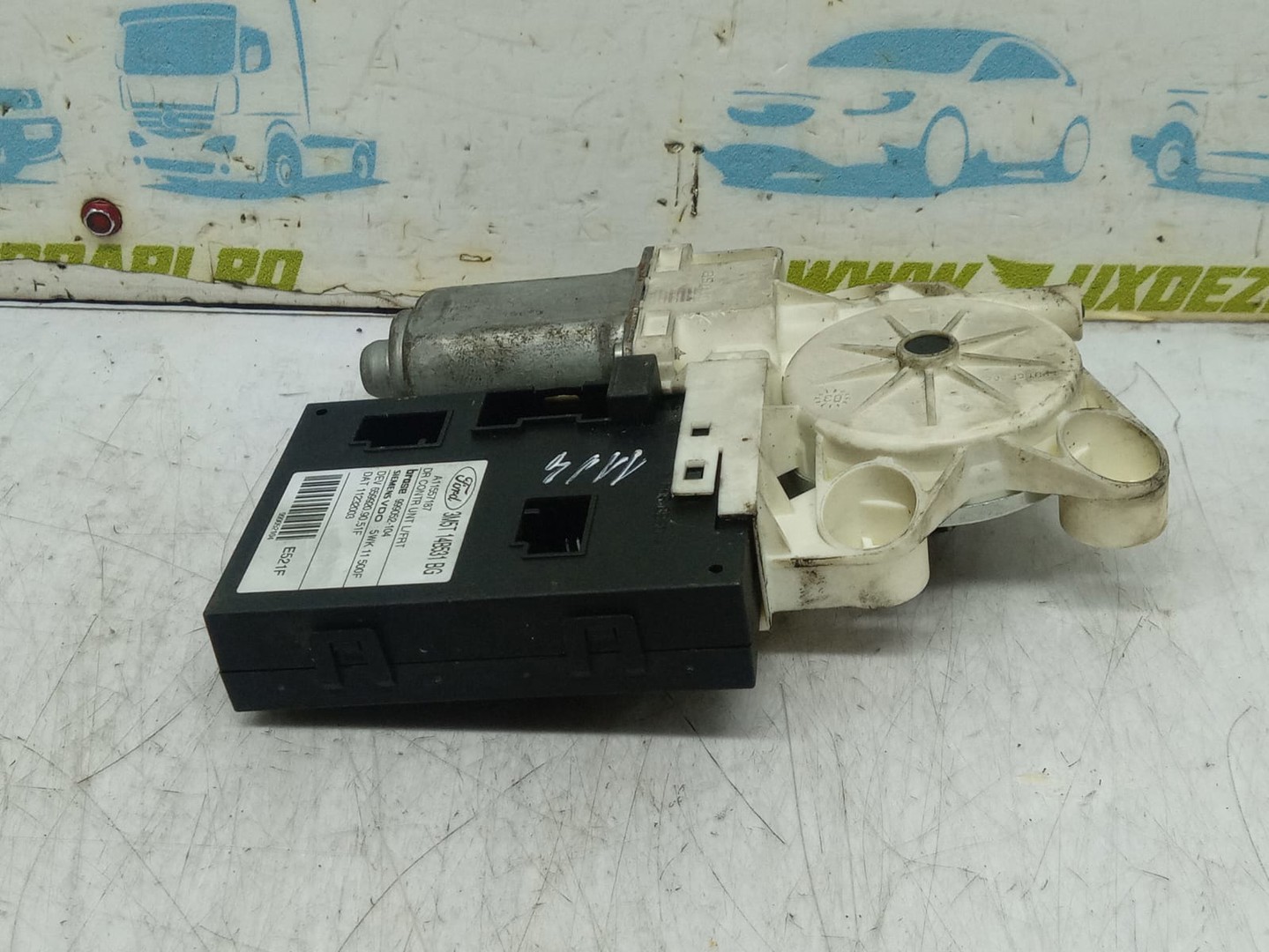 Motoras geam stanga fata 3M5T-14B531BG Ford C-Max 1 (2003 - 2007)