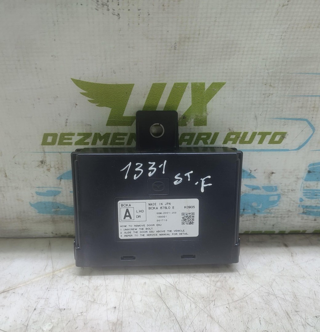 Modul confort usa fata stanga GGMZ001J03 Mazda CX-30 1 DM (2019 - 2023)