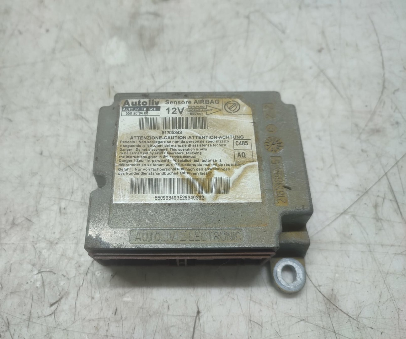 Calculator airbag 550903400 Fiat Doblo 1 (2001 - 2005)