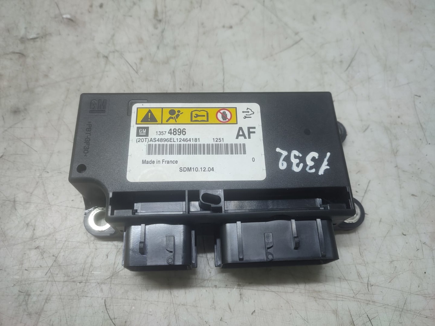 Calculator airbag 13574896 Opel Astra J (2009 - 2012)