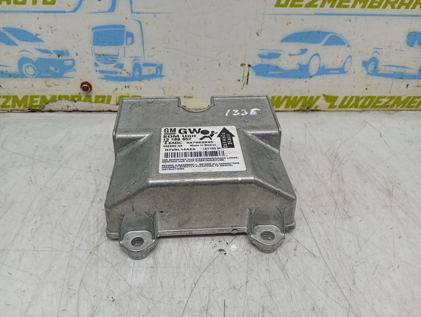 Calculator airbag 327963935 Opel Astra H (2004 - 2007)