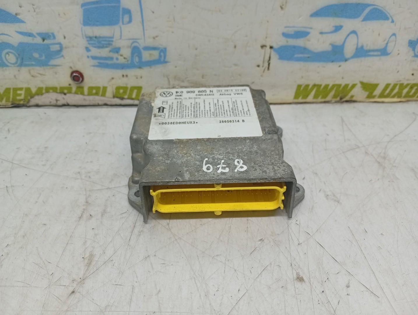 Calculator airbag 1k0909605N 5WK43413 Volkswagen Jetta 5 (2005 - 2011)