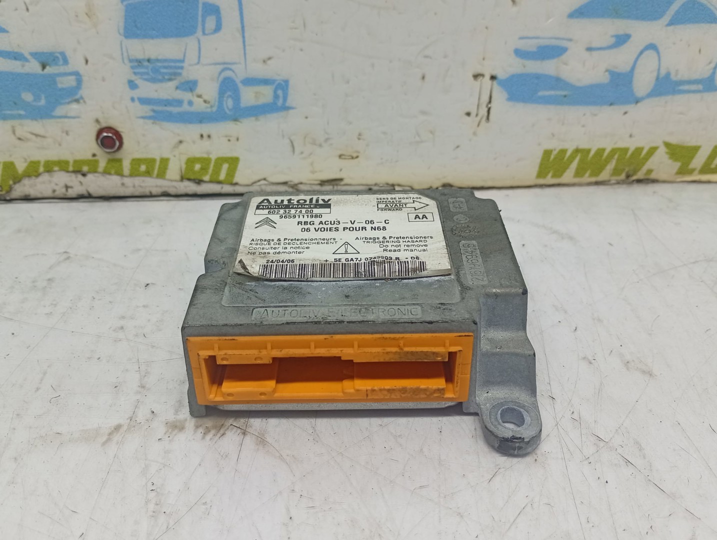 Calculator airbag 9659111980 602327400 Citroen Xsara Picasso 1 (facelift) (2004 - 2010)