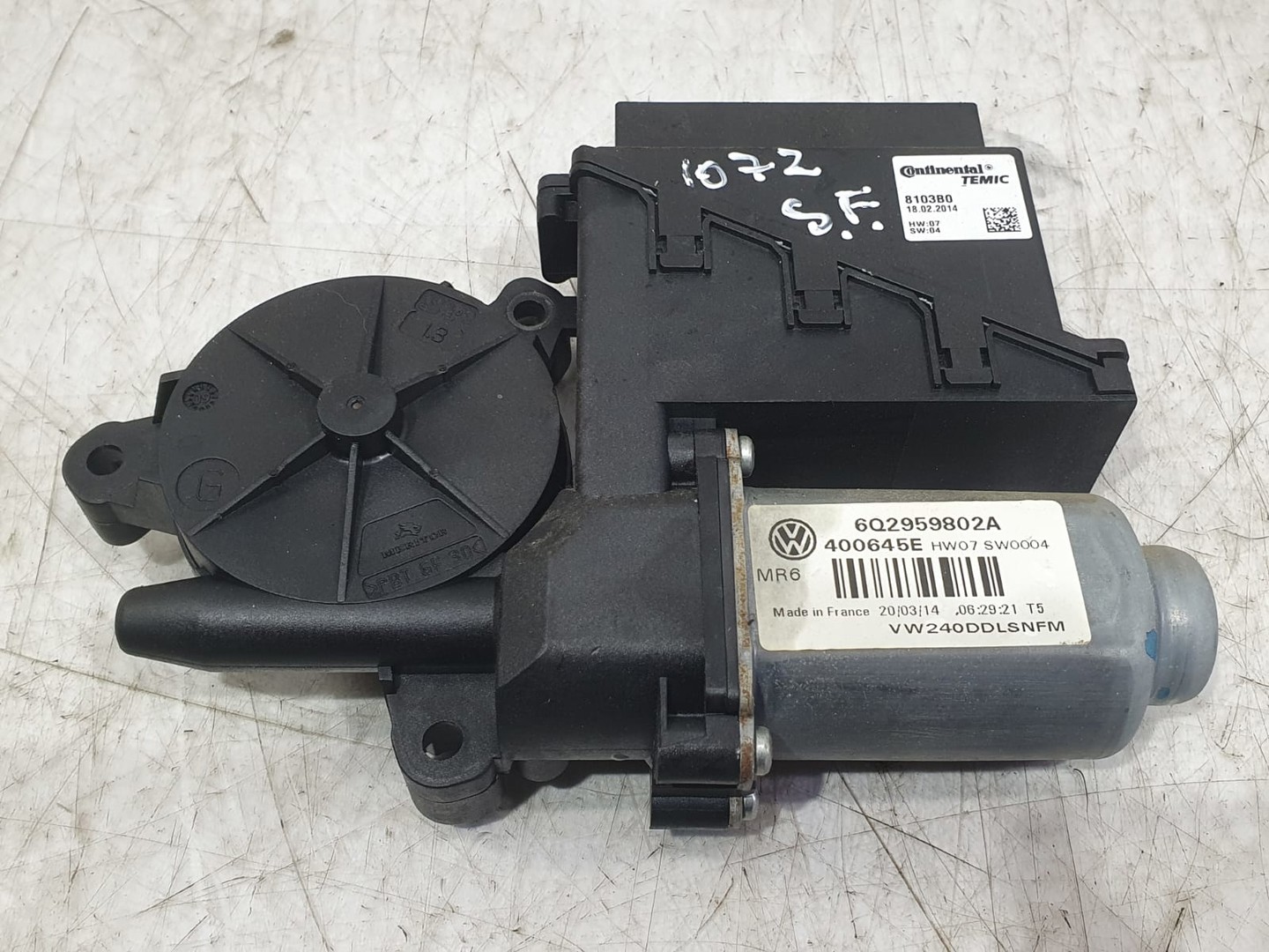 Motoras geam stanga fata 6q2959802a Volkswagen Polo 4 (9N) (2001 - 2005)