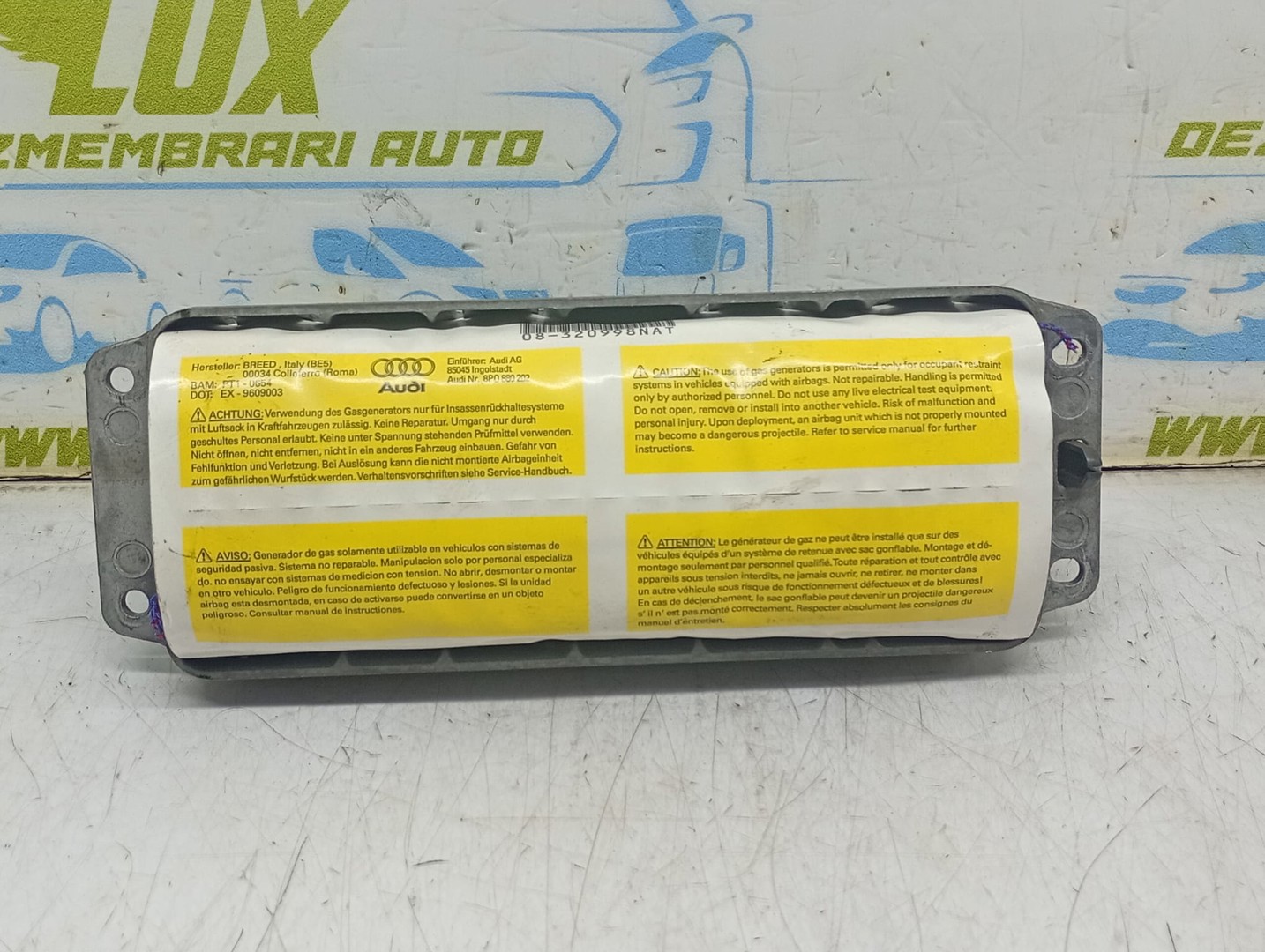 Airbag pasager 8P0880202 Audi A3 8P/8PA (facelift) (2004 - 2008)