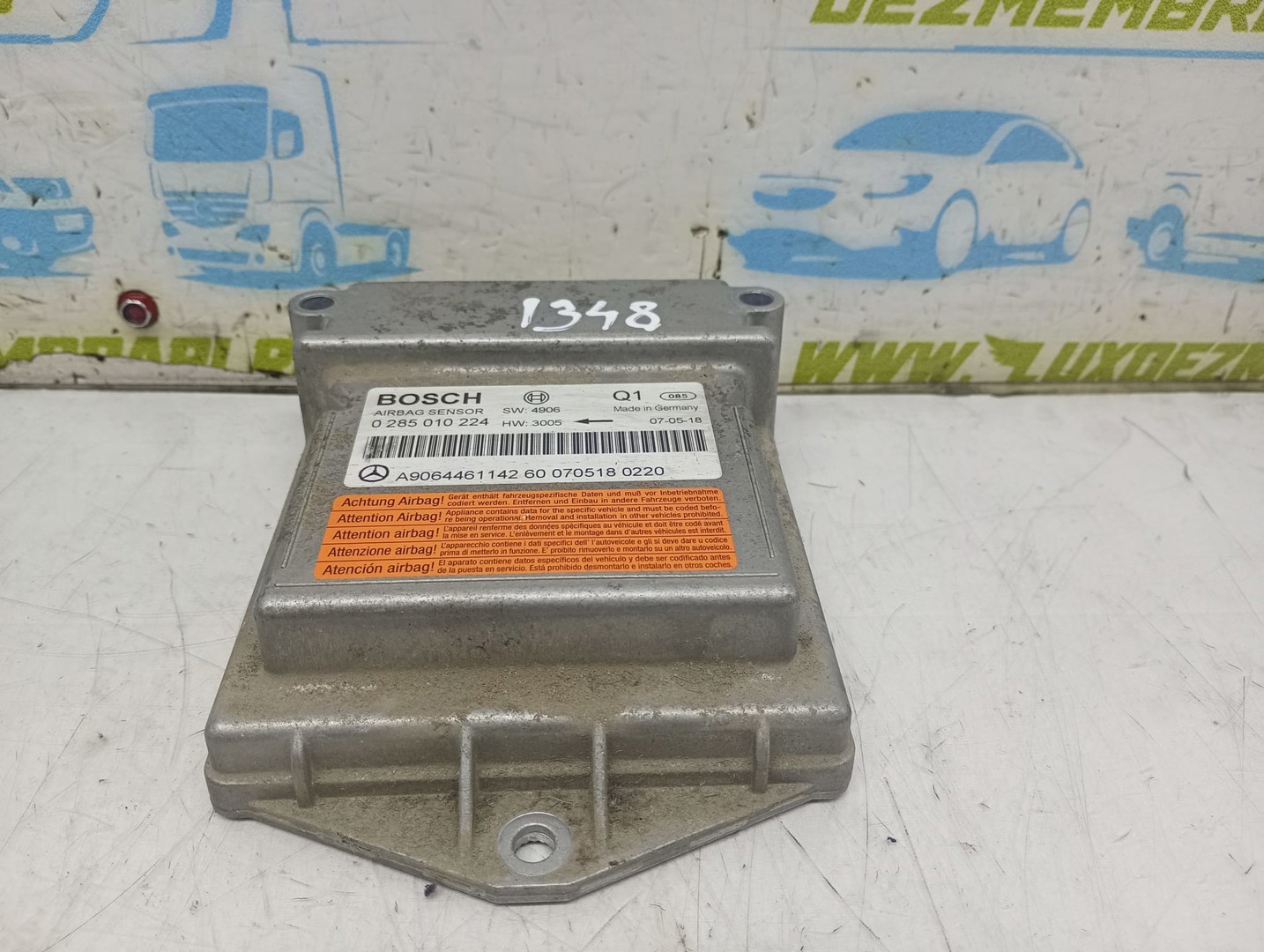 Calculator airbag A9064461142 0285010224 Mercedes Benz Vito W639 (2003 - 2010)