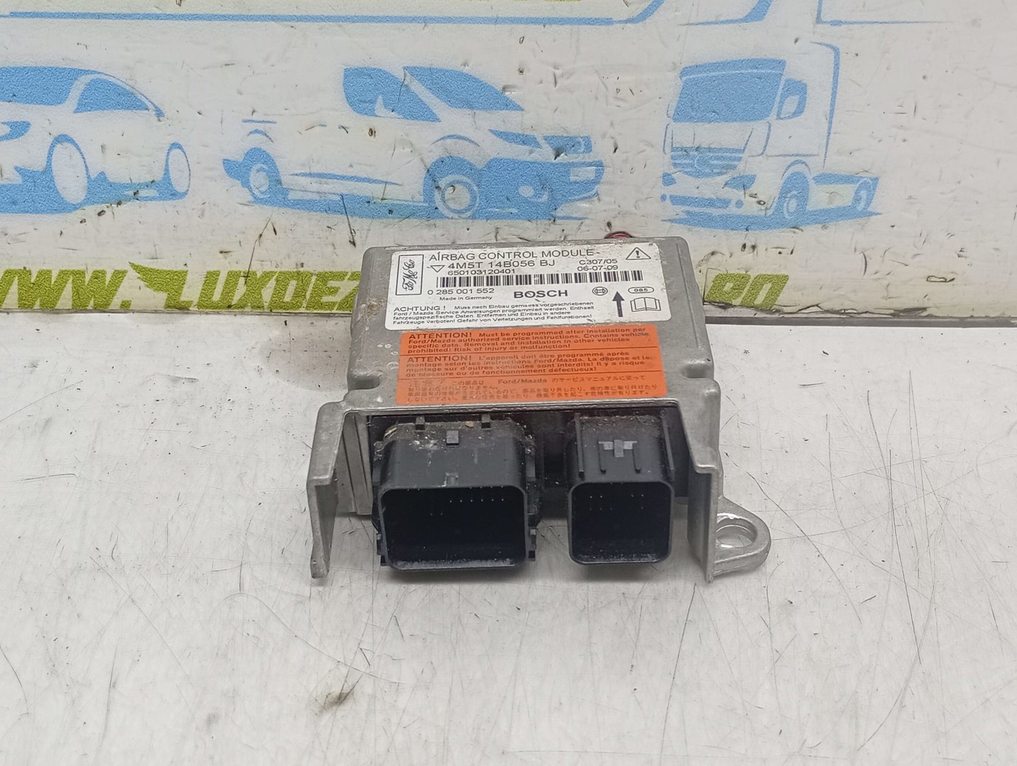 Calculator airbag 4M5T14B056BJ 0285001552 Ford Focus 2 (2004 - 2008)