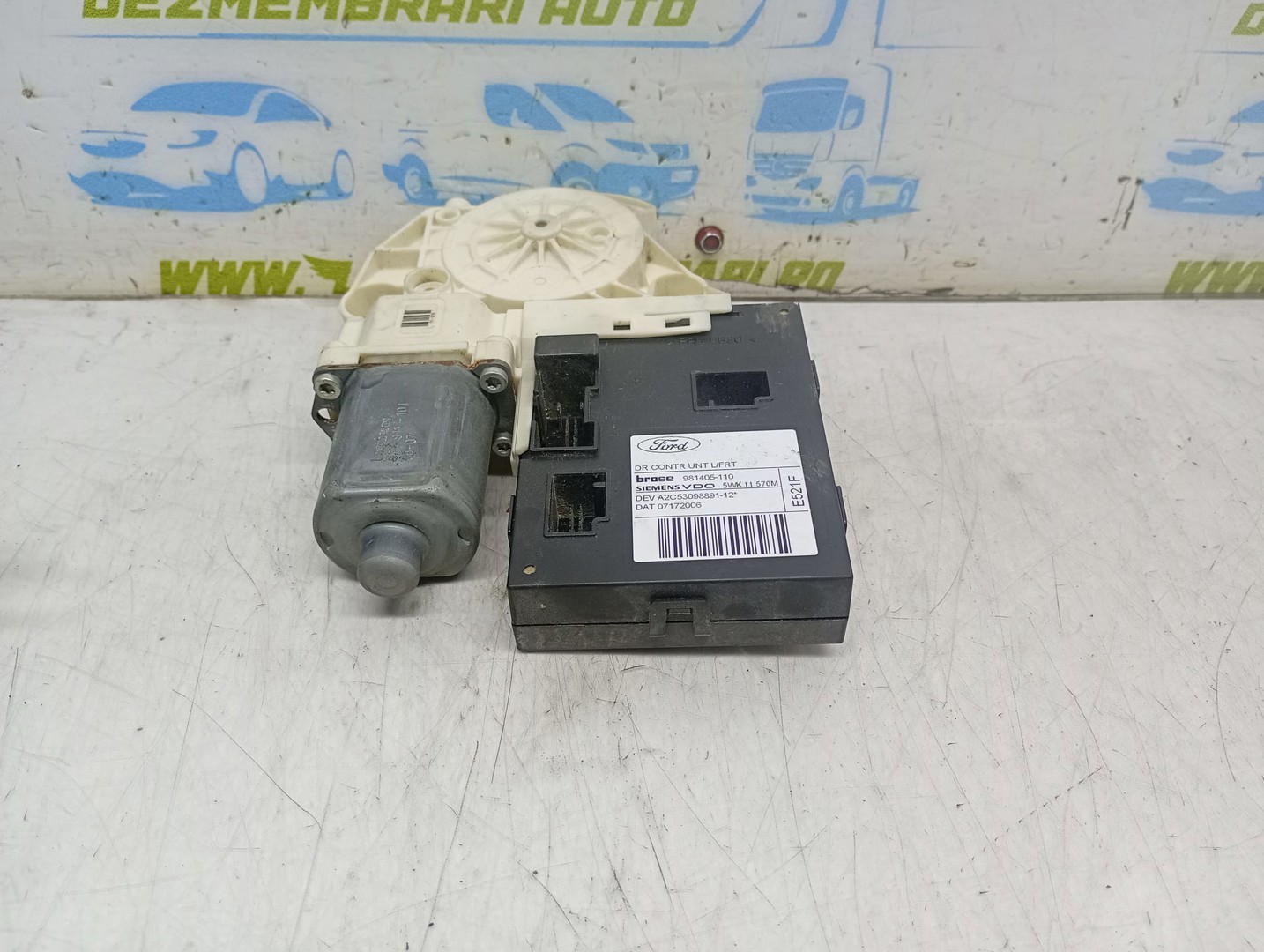Motoras geam stanga fata A2C53098891 981405-110 Ford Focus 2 (2004 - 2008)