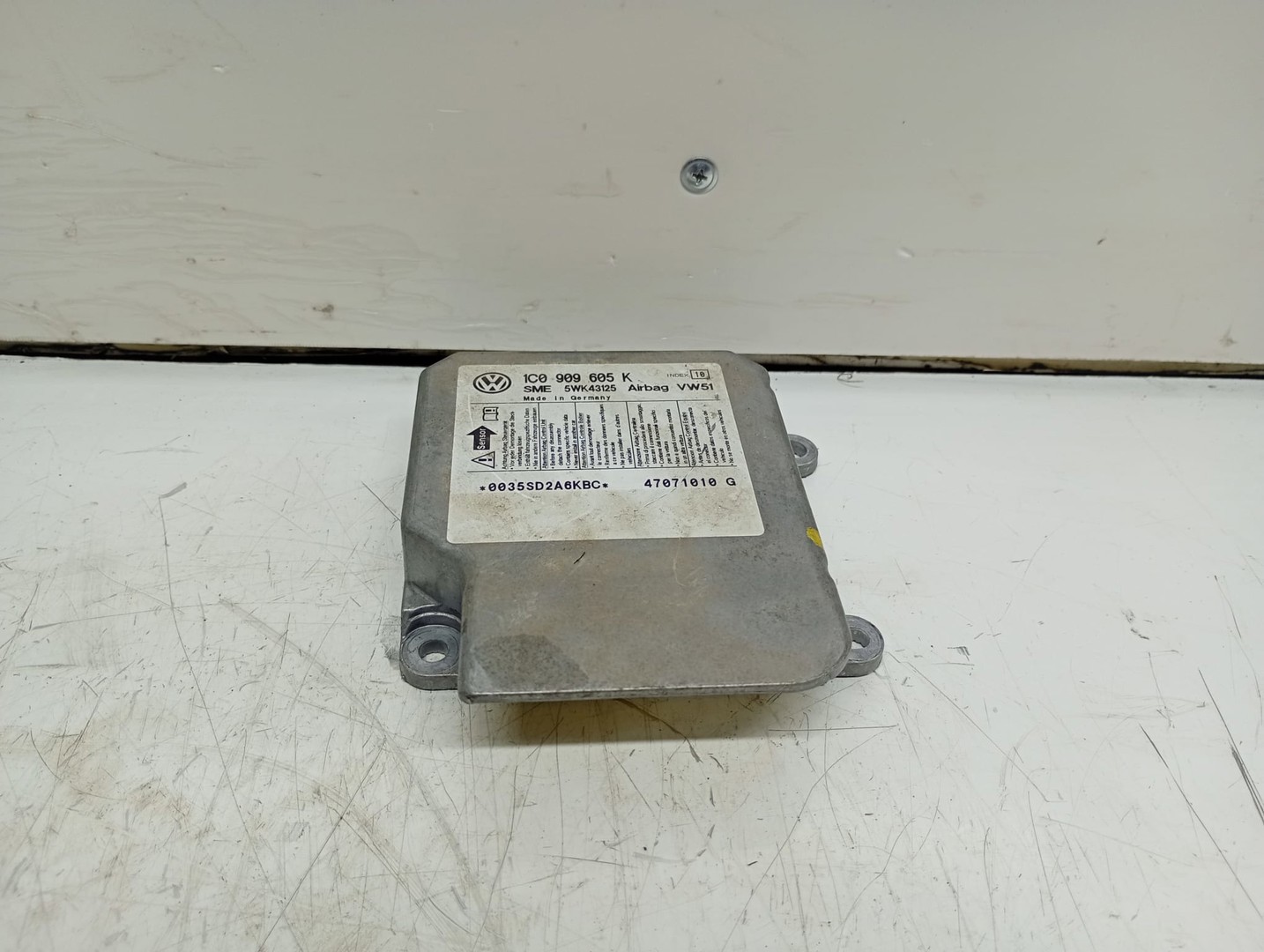 Calculator airbag 1C0909605K 5WK43125 Skoda Fabia 5J (2007 - 2010)