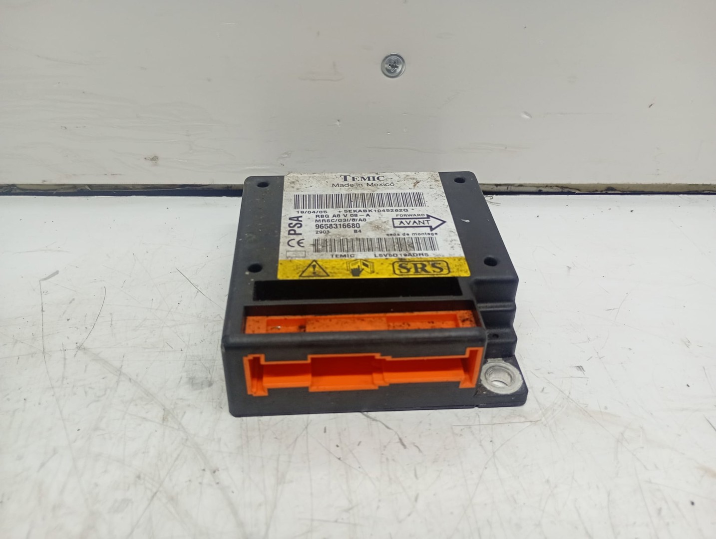 Calculator airbag 9658316680 Citroen C3 1 (2002 - 2010)