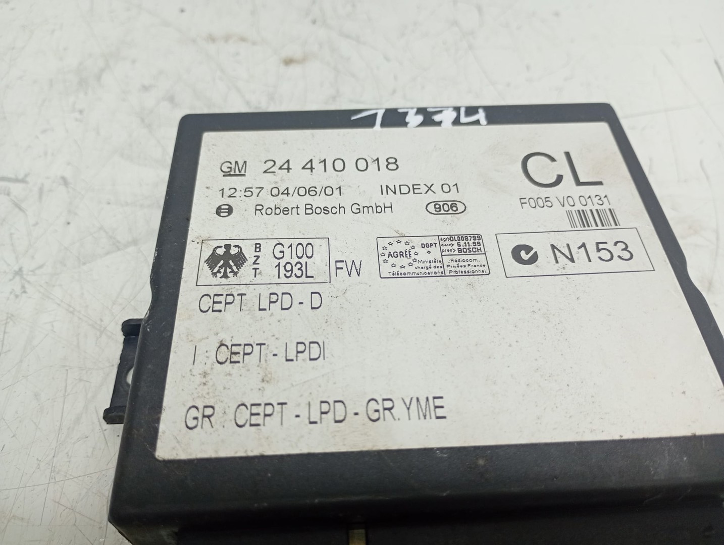 Modul confort 24410018 Opel Astra G (1998 - 2009)