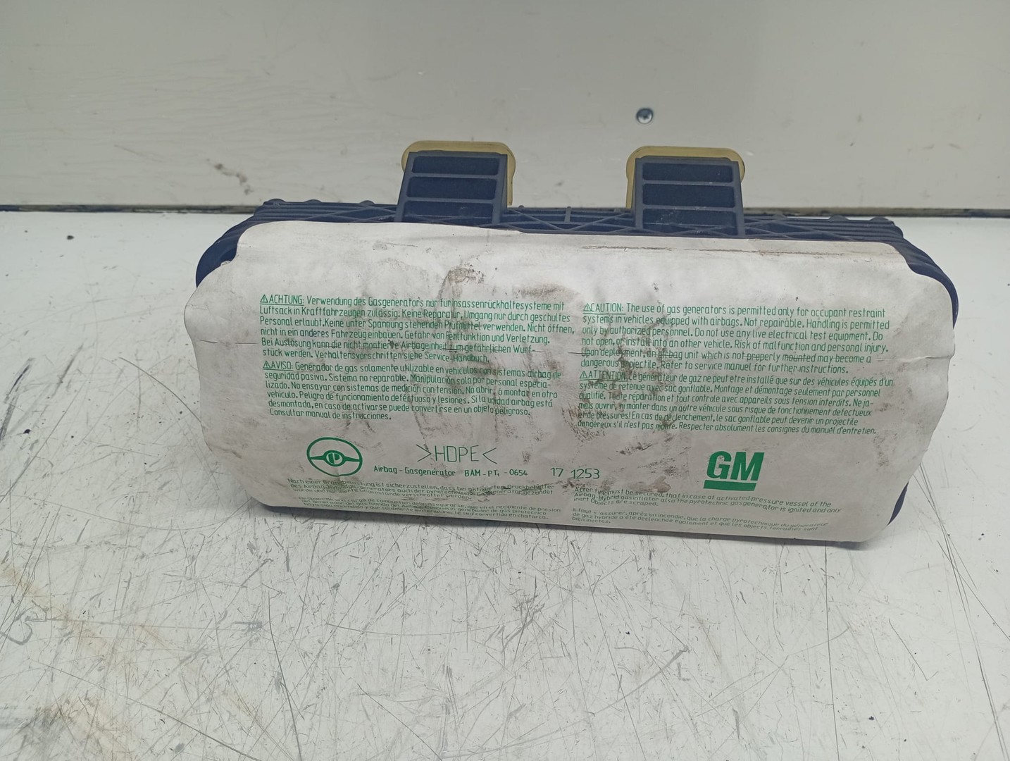 Airbag pasager 90561101 Opel Astra G (1998 - 2009)