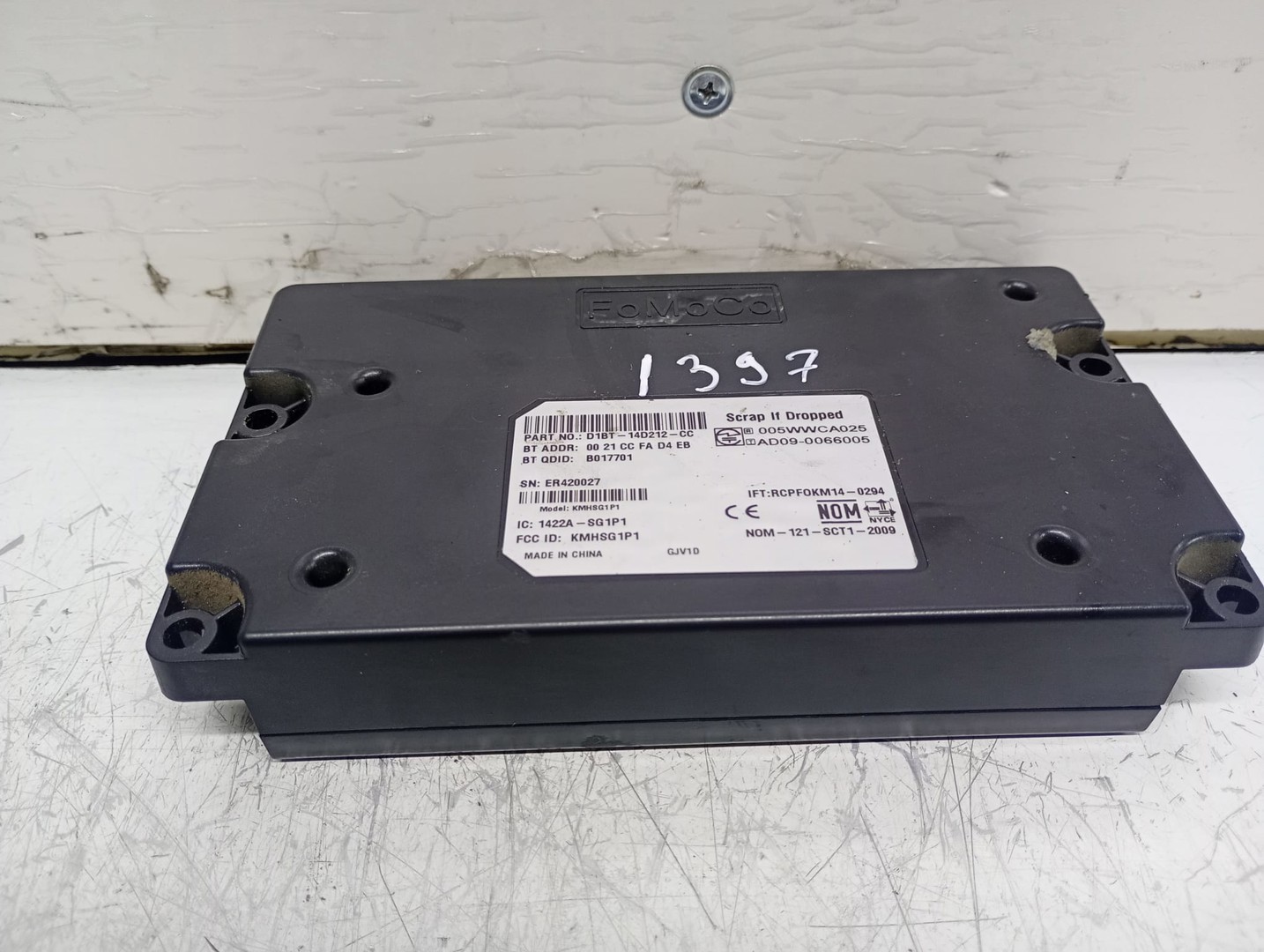 Modul Bluetooth D1BT-14D212-CC Ford Focus 3 (2011 - 2015)