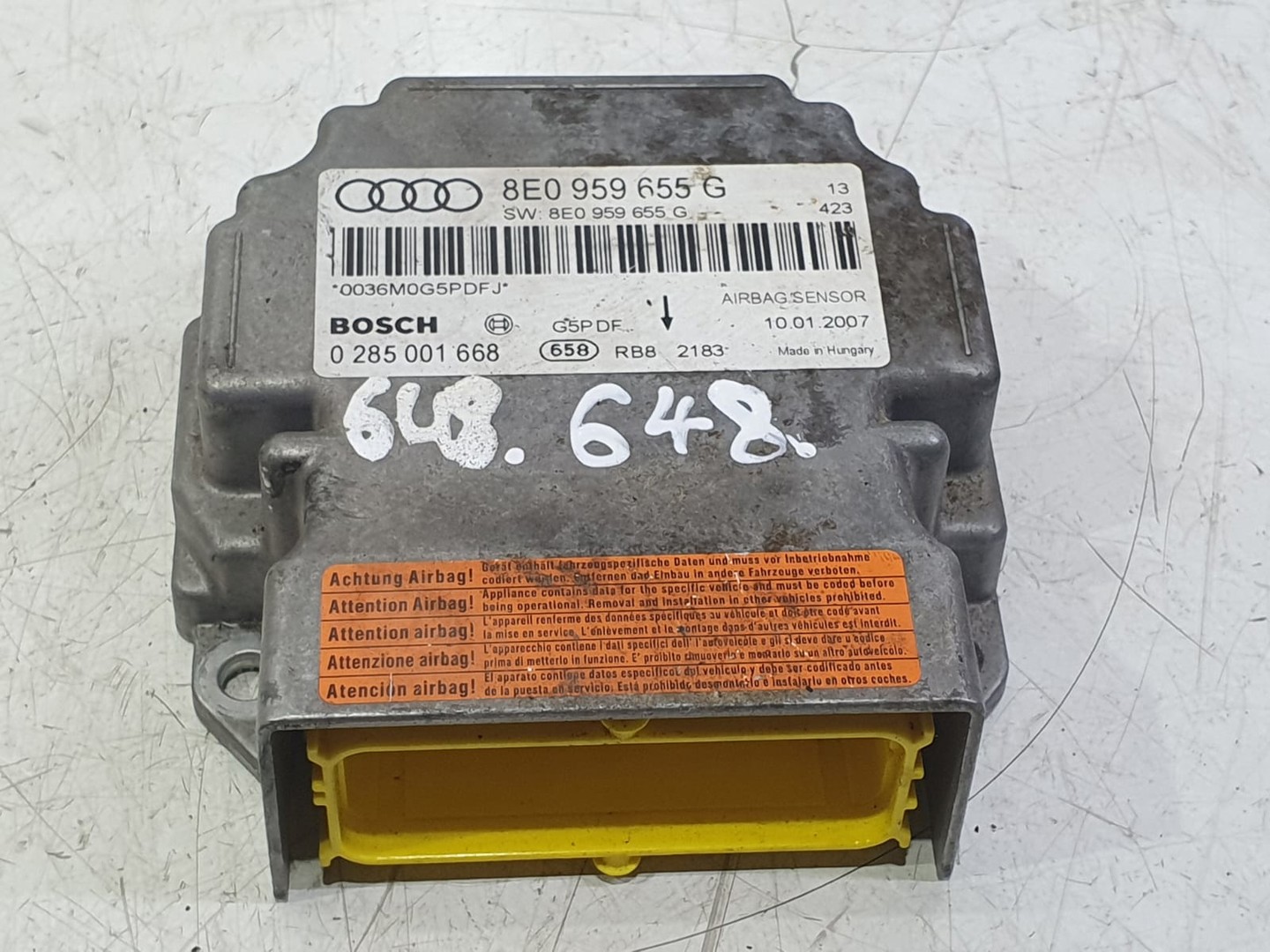 Calculator airbag 8e0959655g Audi A4 B7 (2004 - 2008)