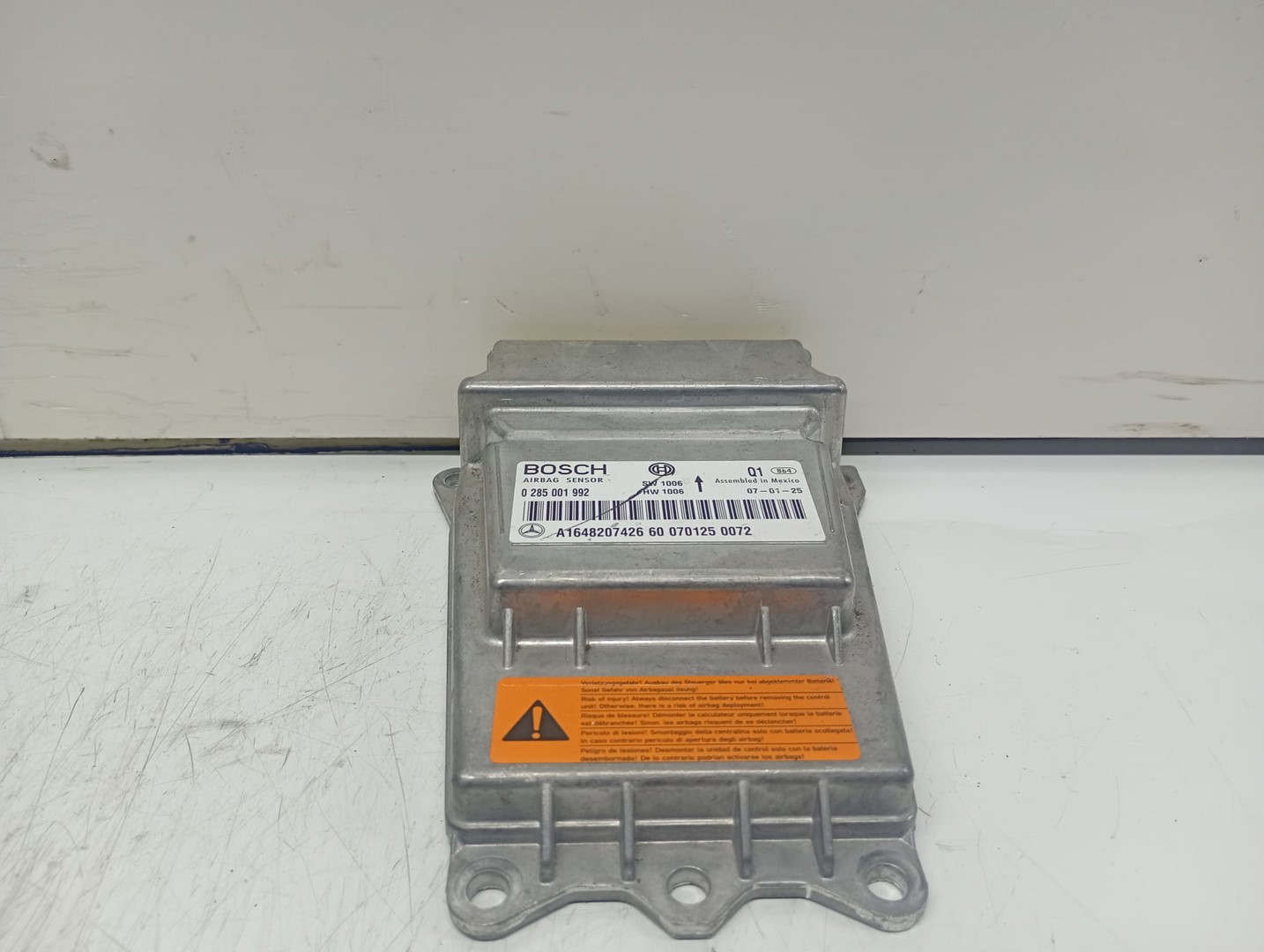 Calculator airbag 0285001992 Mercedes Benz ML W164 (2005 - 2008)