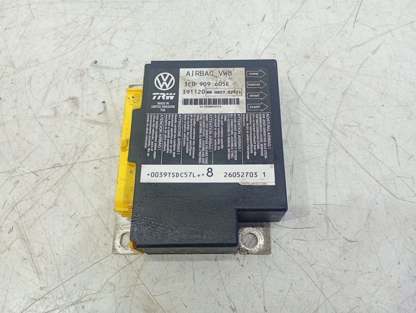 Calculator airbag 3c0909605e Seat Leon 2 (1P) (2005 - 2009)