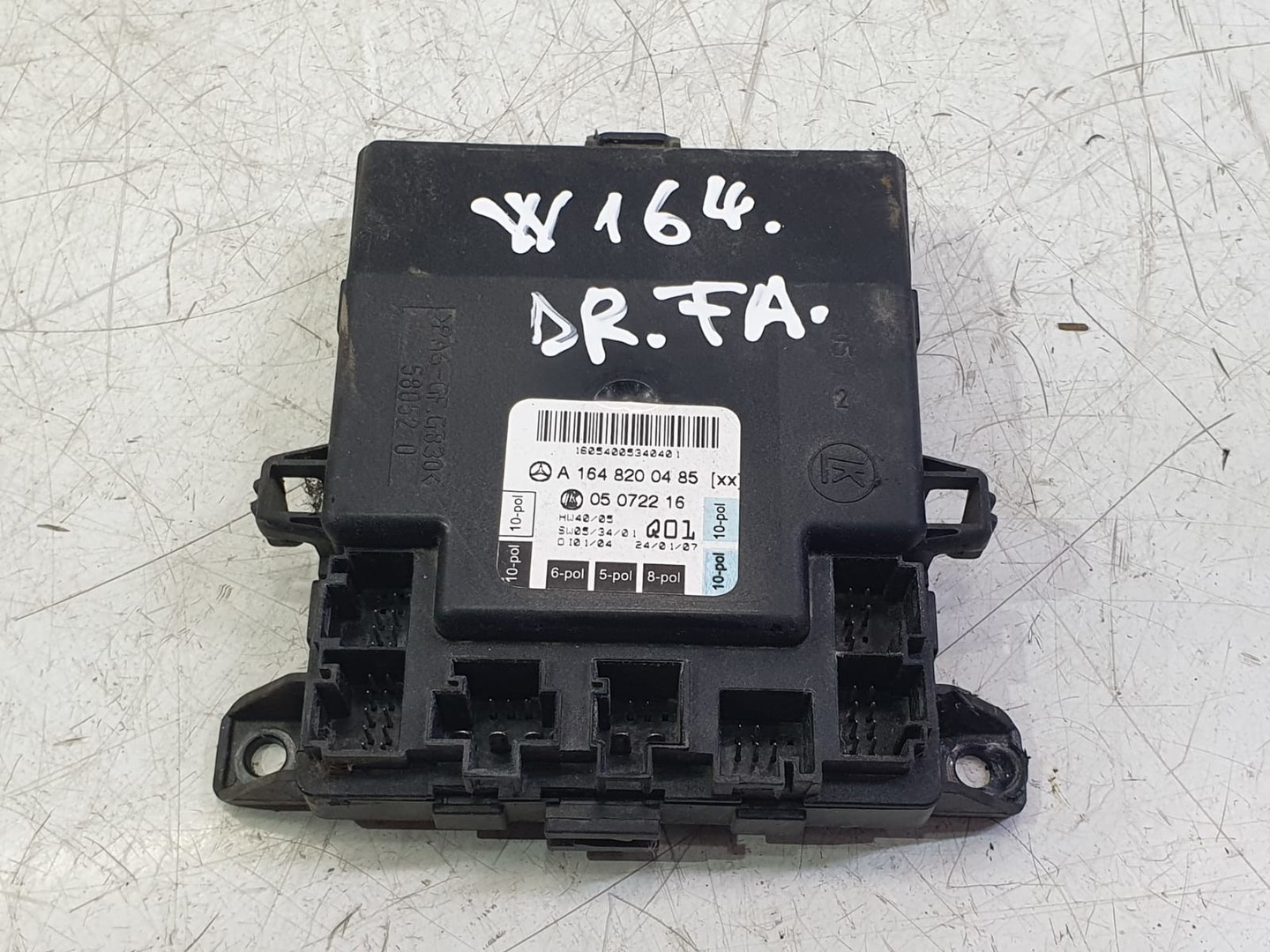 Modul confort usa fata dreapta a1648200485 Mercedes Benz ML W164 (2005 - 2008)