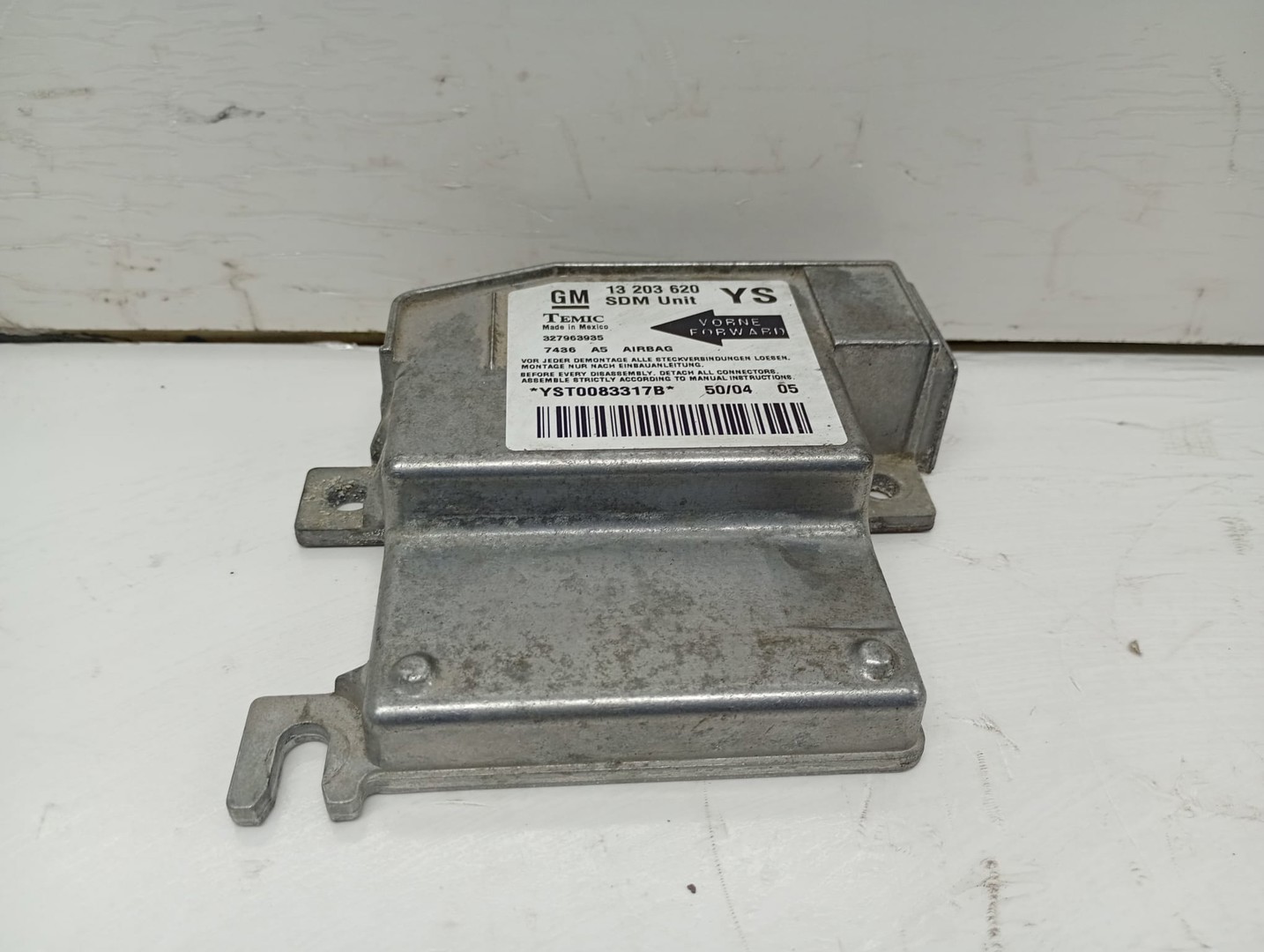 Calculator airbag 327963935 Opel Astra H (2004 - 2007)