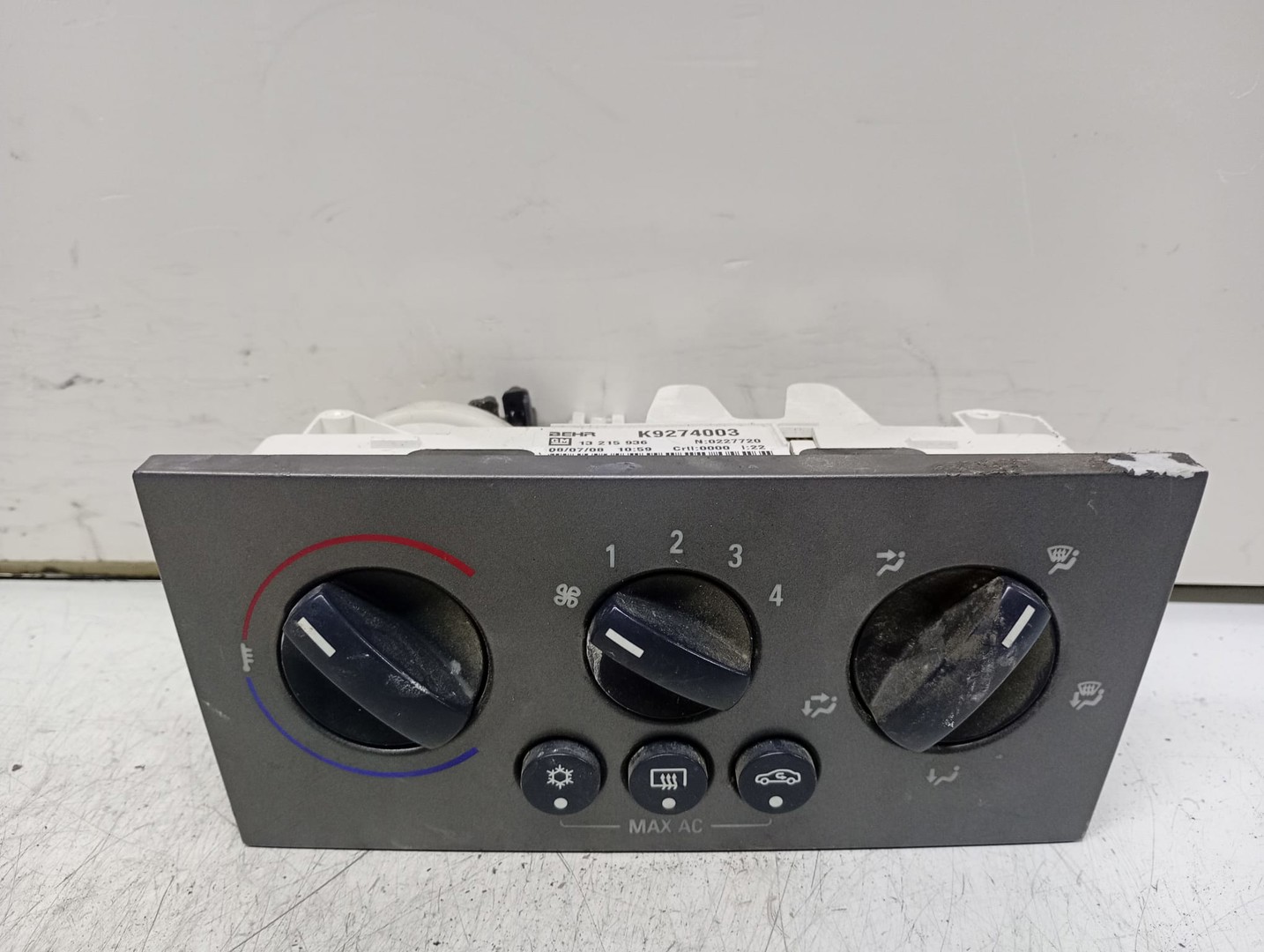 Panou clima ac 13215936 Opel Meriva 1 (facelift) (2004 - 2010)