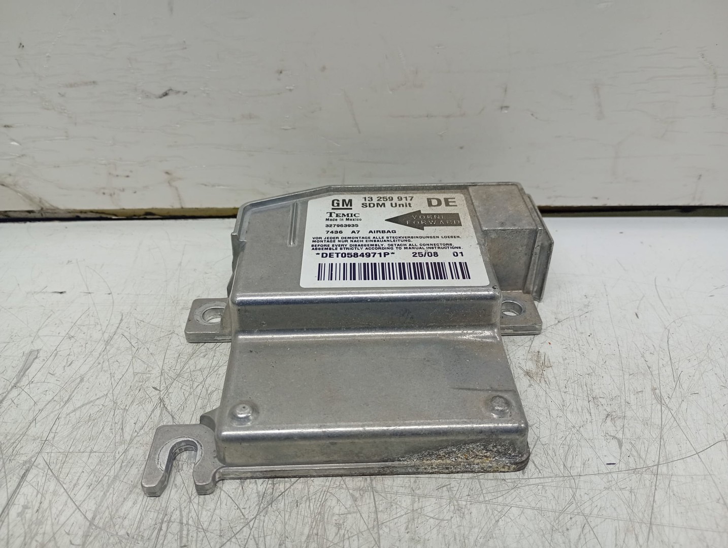Calculator airbag 13259917 Opel Meriva 1 (facelift) (2004 - 2010)