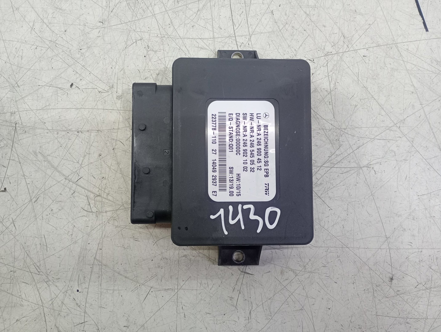 Modul frana de mana 223778-110 a24690045 Mercedes Benz GLA-Class X156 (2013 - 2017)