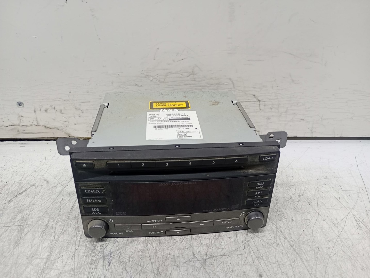 Radio cd 86201SC440 Subaru Forester 3 (2007 - 2011)